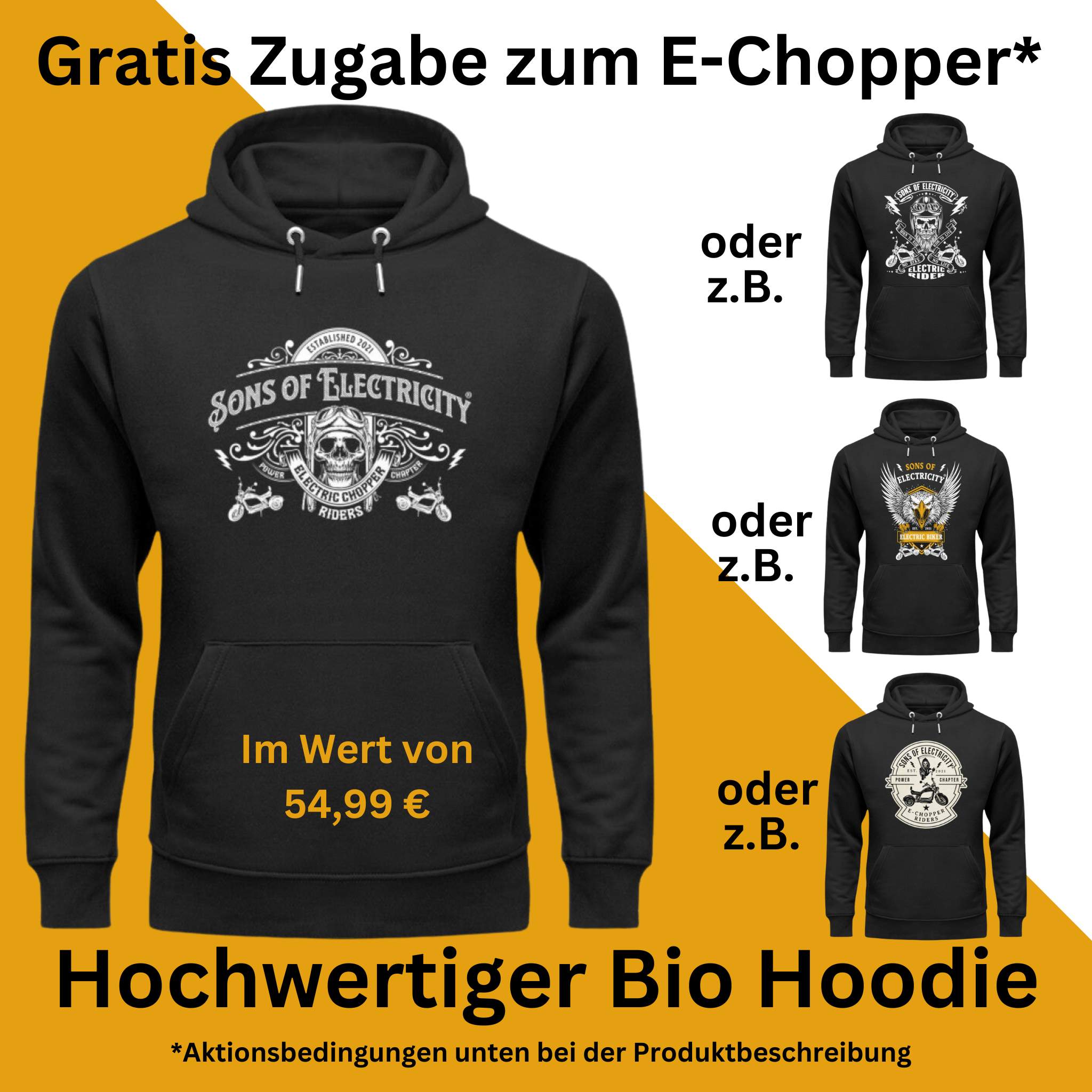 NEU! E-Chopper E-Scooter E-Roller: CityTwister 9.0 SPORT XS 25 / 45 km/h mit 25 AH Akku - Das Original!
