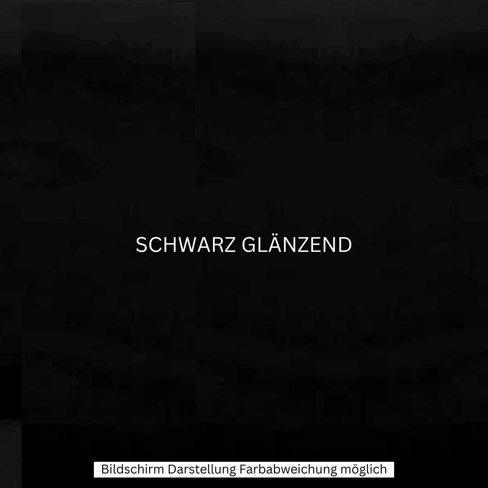 Ein solider schwarzer Hintergrund mit "SCHWARZ GLÄNZEND" in fettem Weiß, kennzeichnet den City Twister E-Chopper: CityTwister 6.0 PREMIUM DUO 45 km/h mit 56 AH Akku und Carplay Display - Das Original! Hinweis: Bildschirm Darstellung Farbabweichung möglich.