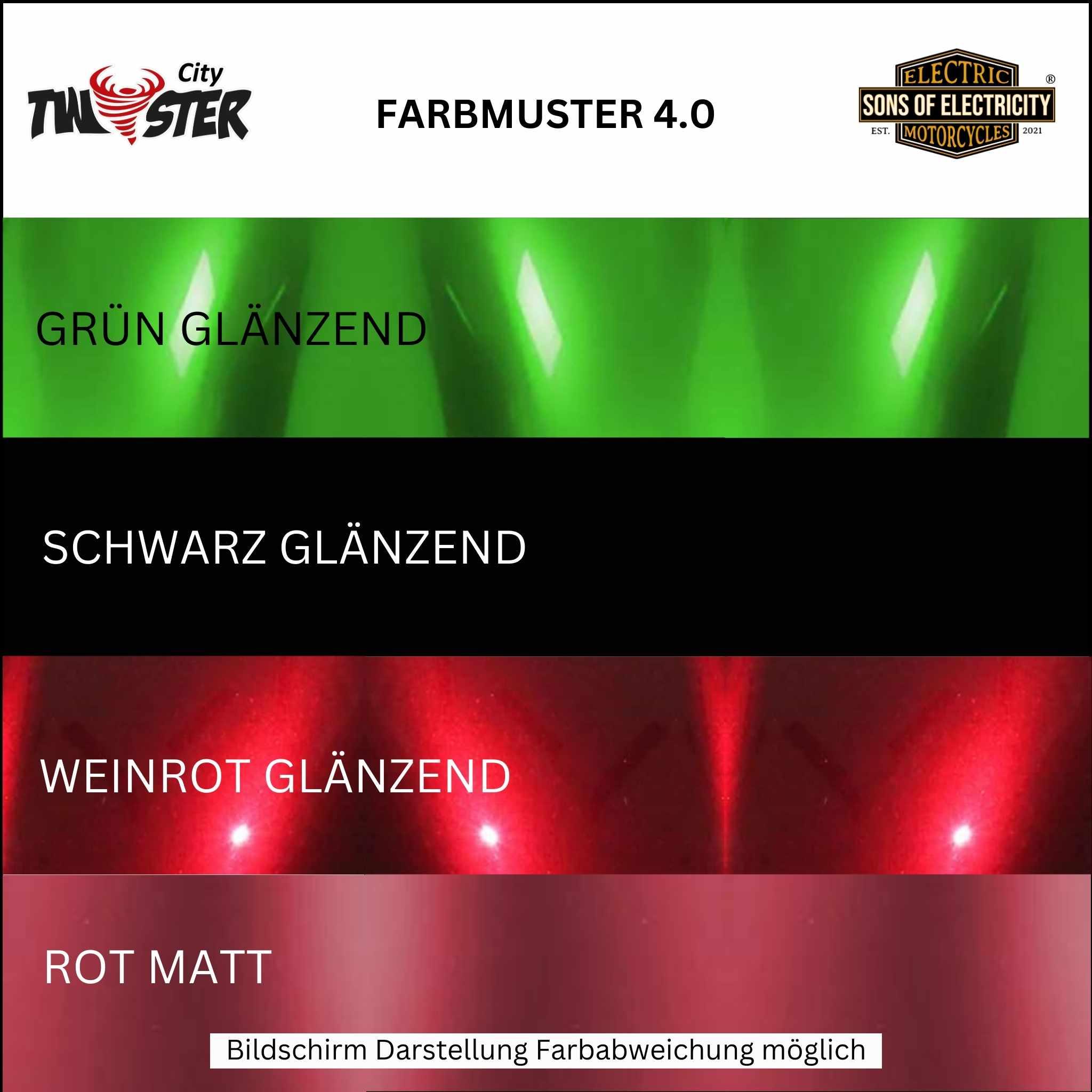 E-Roller: CityTwister 4.0 25 oder 45 km/h - Das Original! -