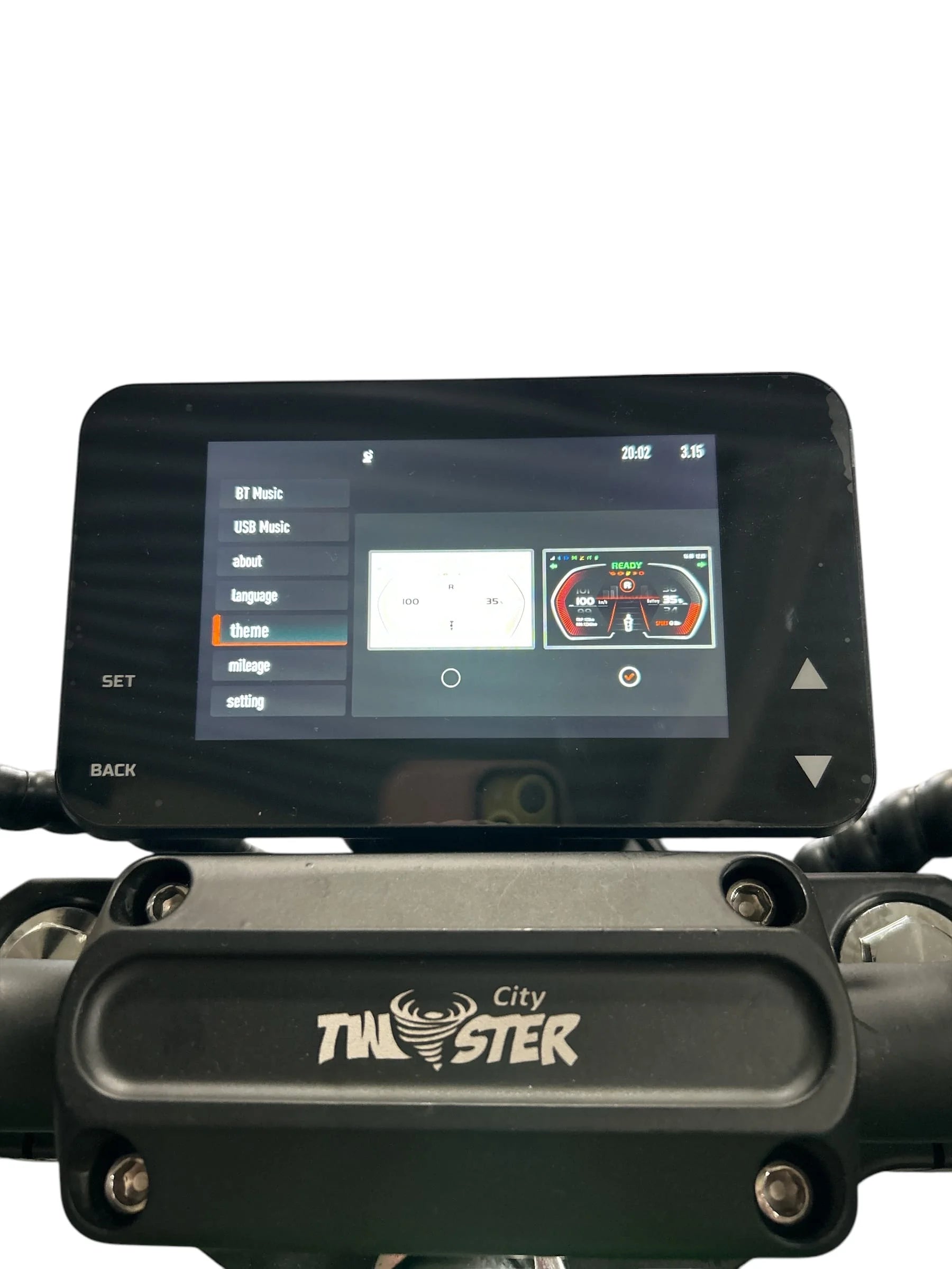 E-Chopper: CityTwister 3.0 25 oder 45 km/h - Das Original! - mit neuem TFT Multimedia Mirror Display