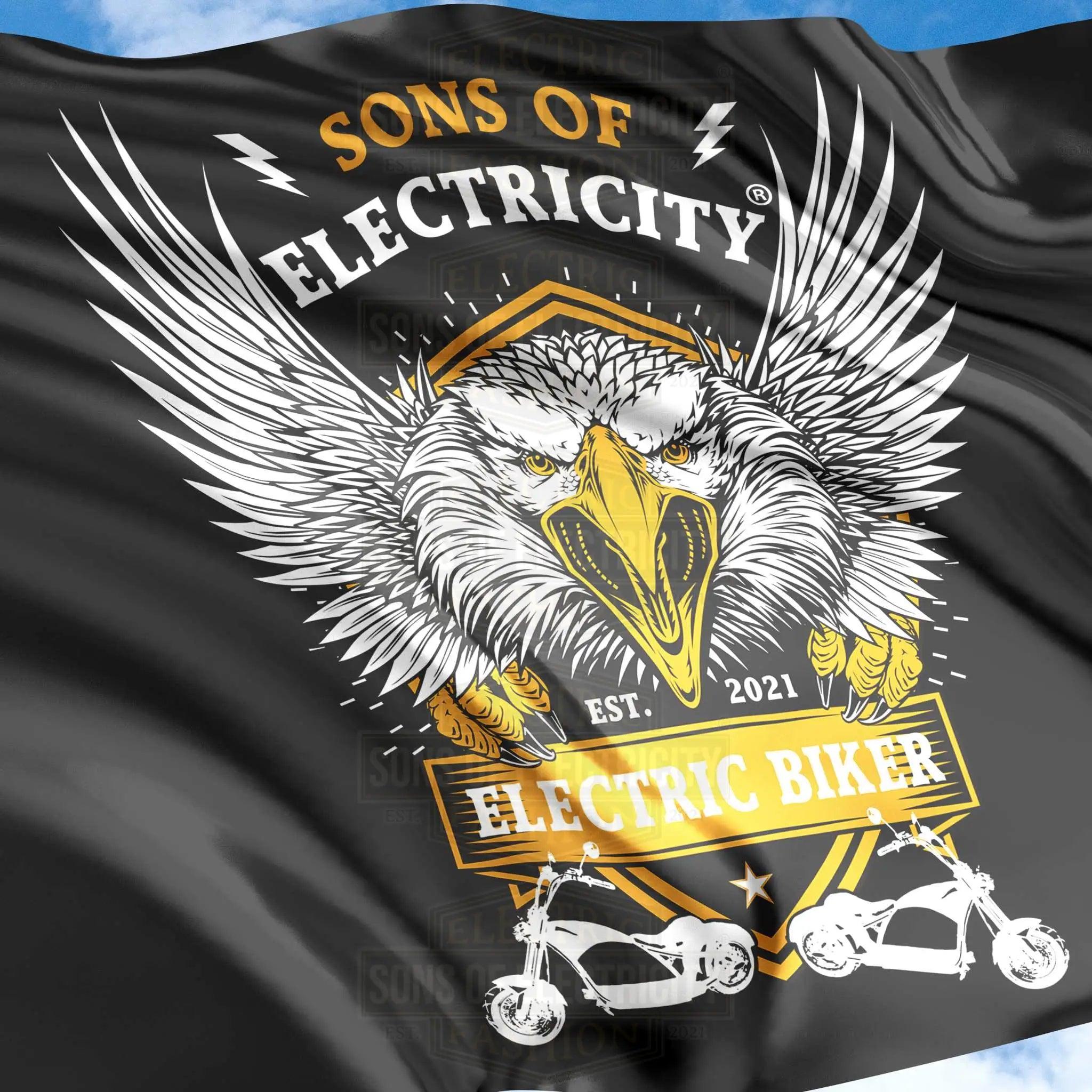 SONS OF ELECTRICITY Hiss-Fahne - E-Chopper (1) Electric