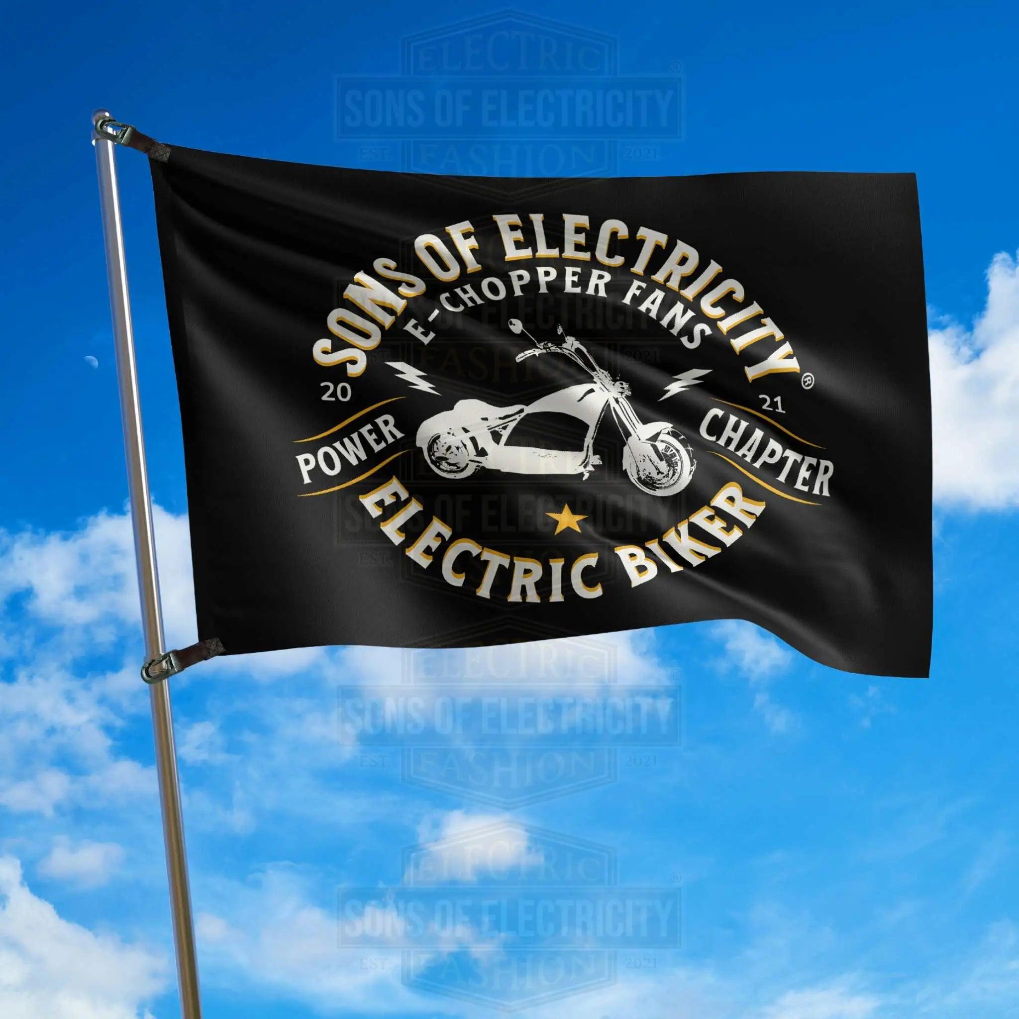 SONS OF ELECTRICITY Hiss-Fahne - E-Chopper (1) Fans Electric