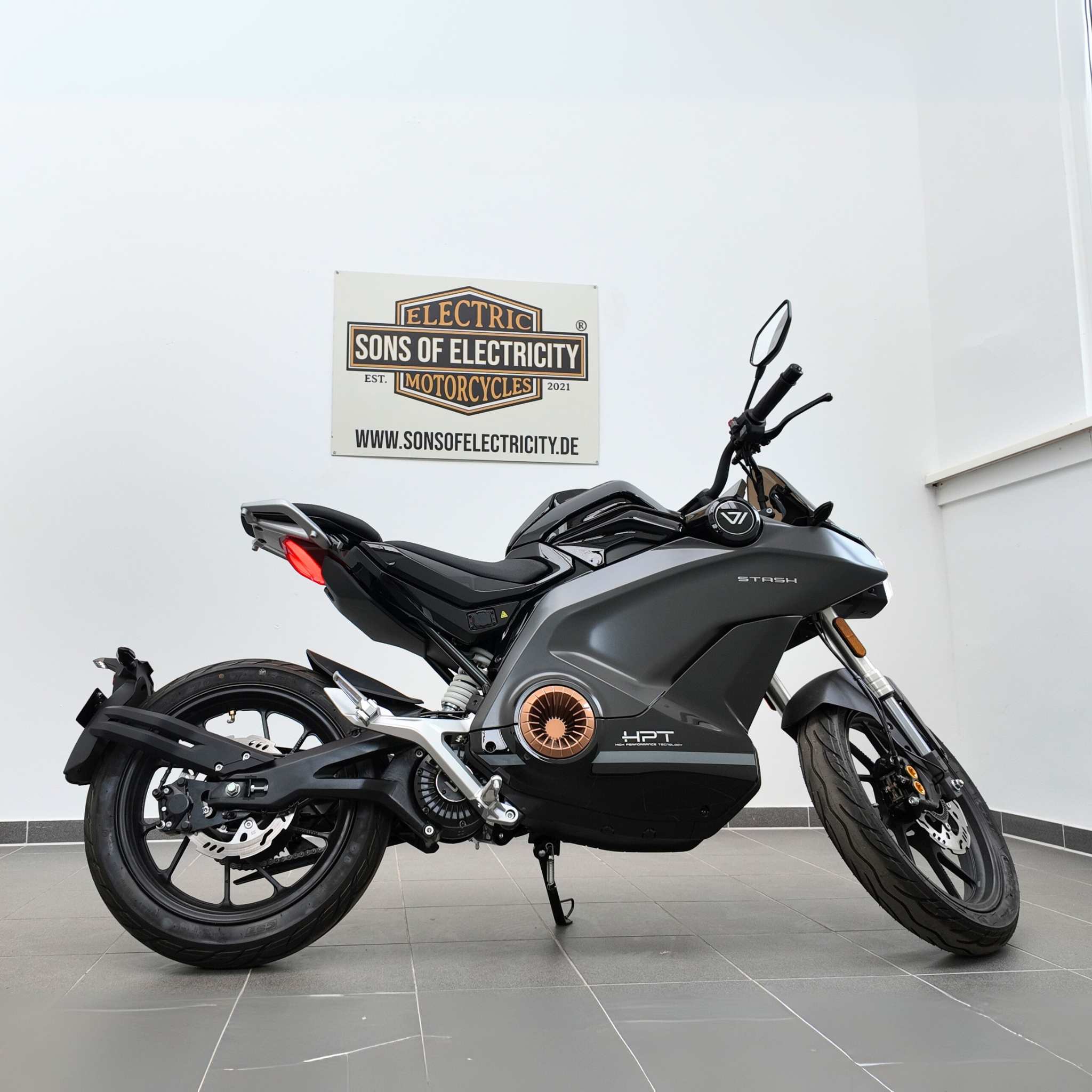 Elektro Motorrad VMOTO Stash 120 km/h - Ausstellungsstück zum Sonderpreis!