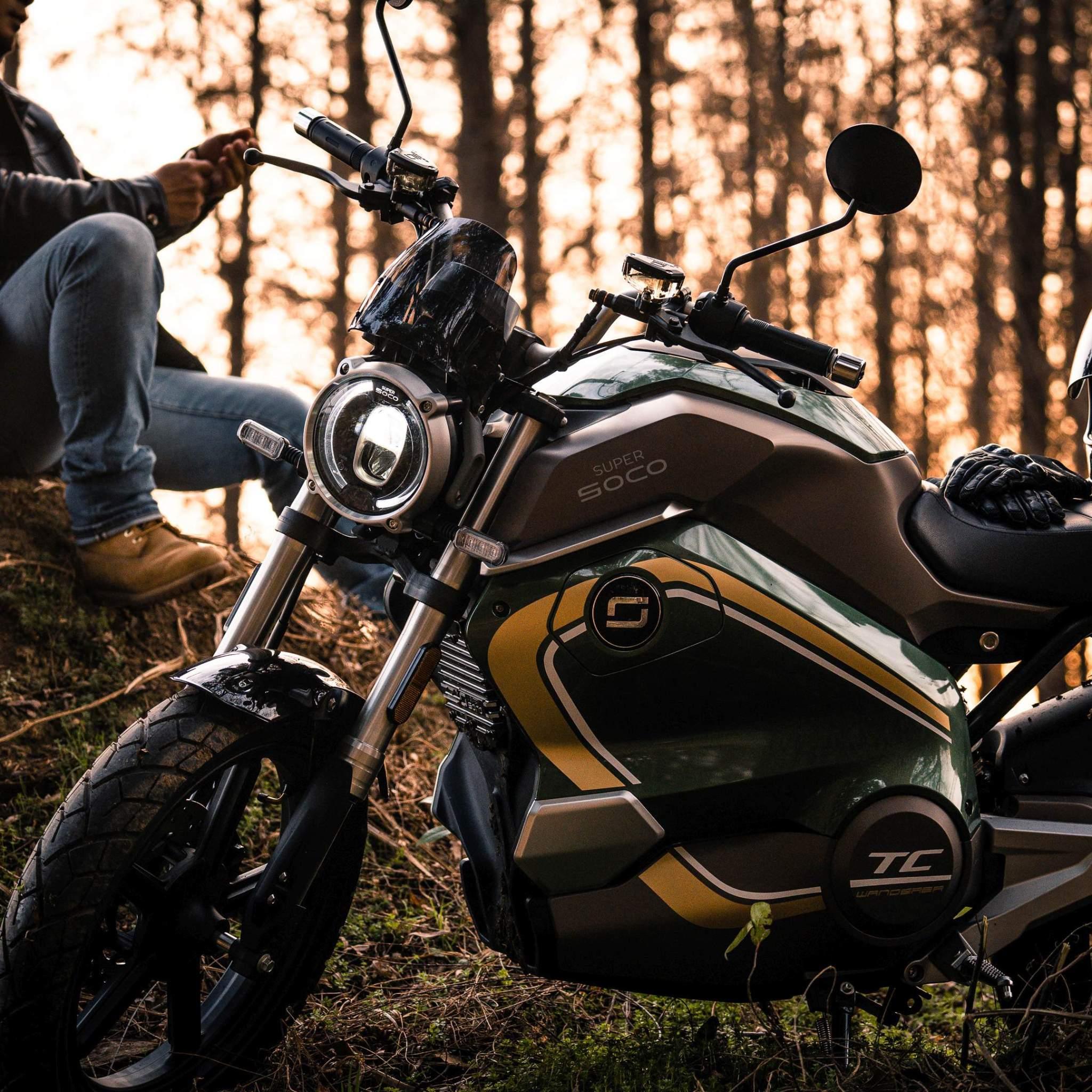 E-Motorrad SUPER SOCO TC Wanderer 45 km/h