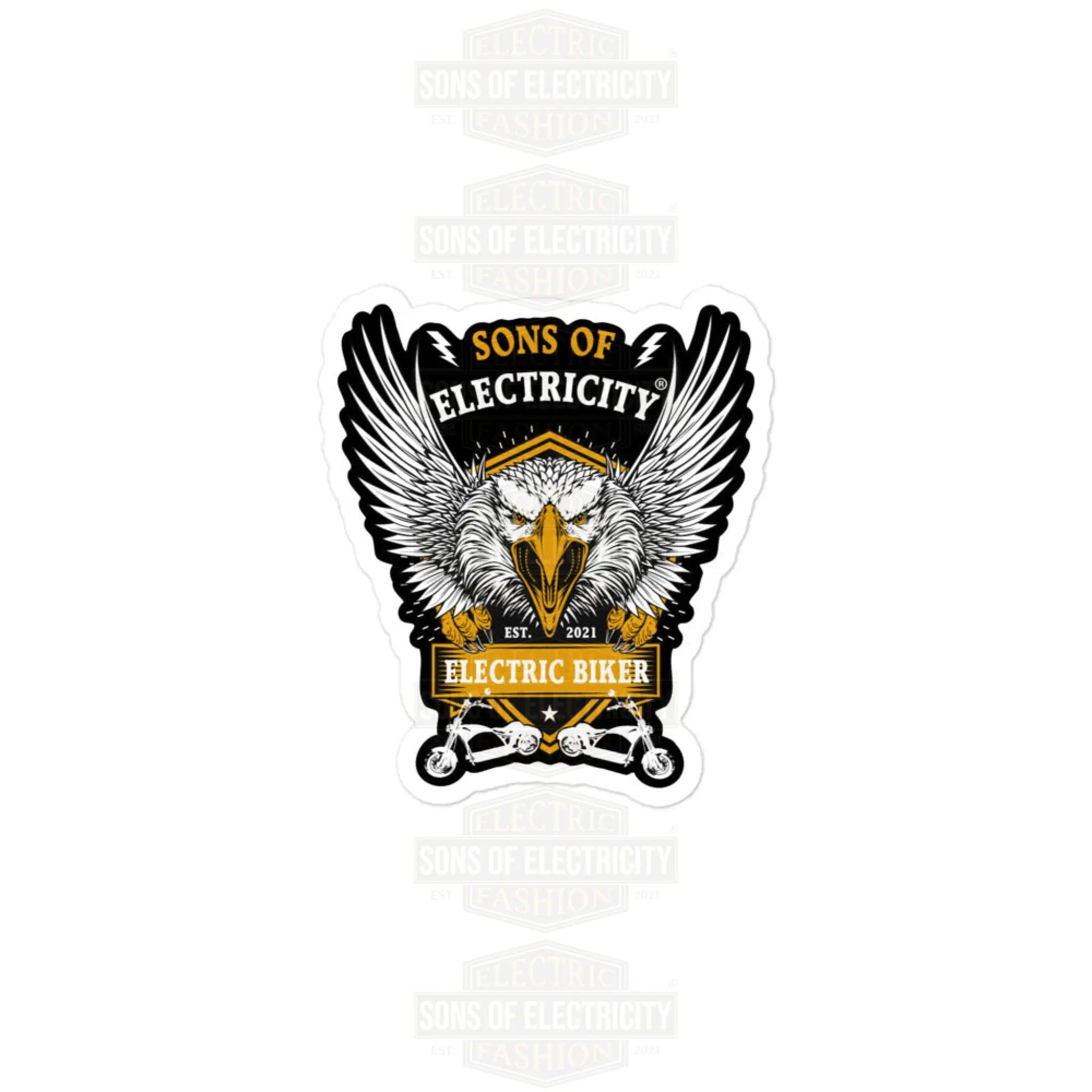 E-Chopper Aufkleber: SONS OF ELECTRICITY Electric Biker