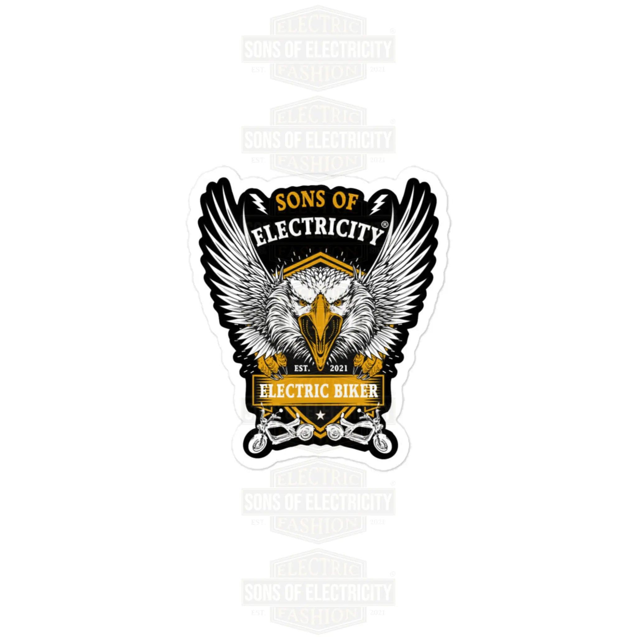 E-Chopper Aufkleber: SONS OF ELECTRICITY Electric Biker