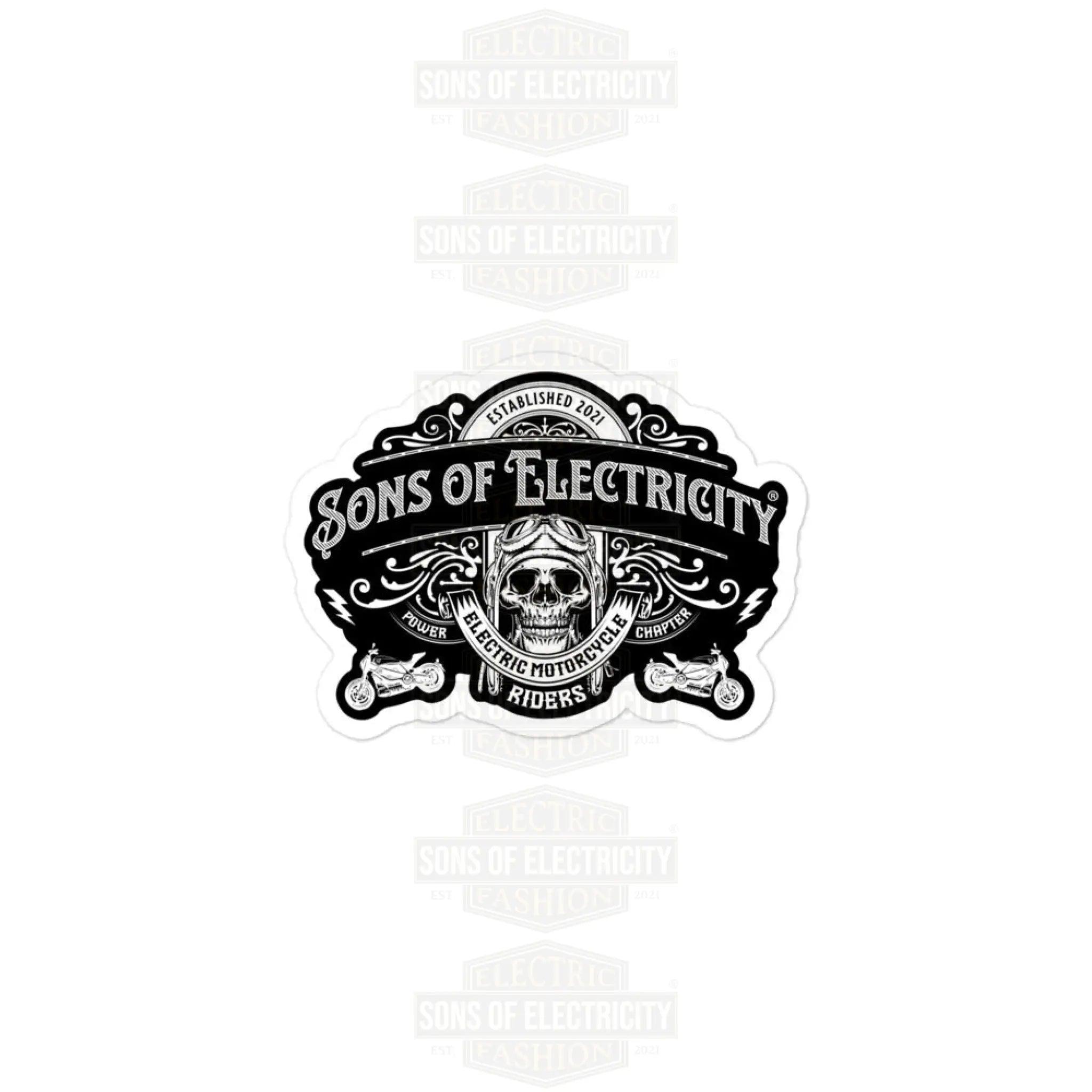 E-Motorrad Aufkleber: SONS OF ELECTRICITY Electric