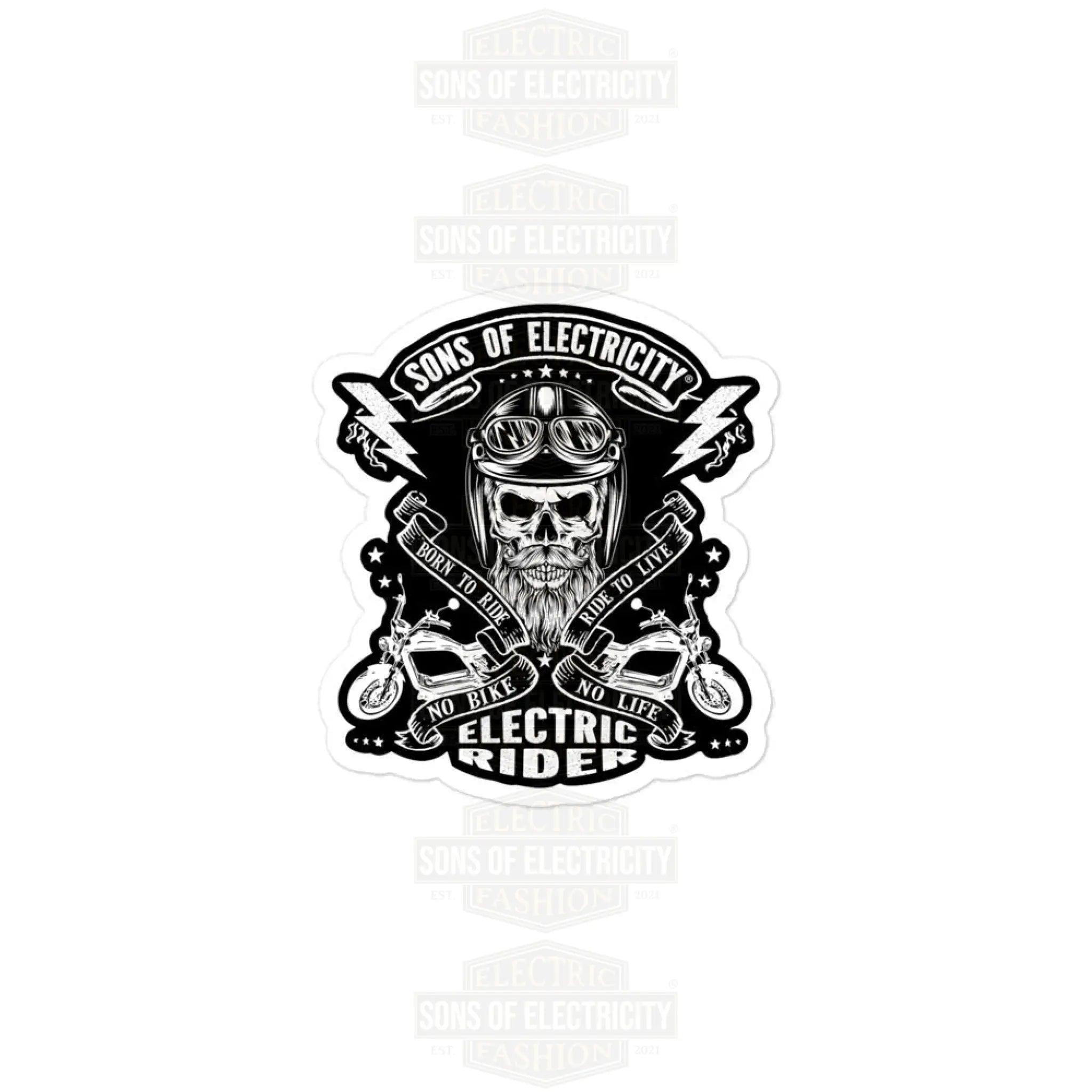 E-Chopper Aufkleber: SONS OF ELECTRICITY Electric Rider