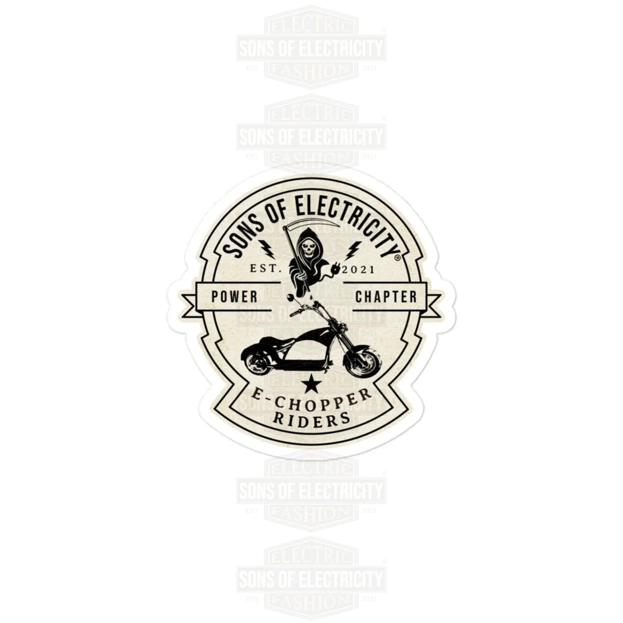 E-Chopper Aufkleber: SONS OF ELECTRICITY Riders (E-Chopper