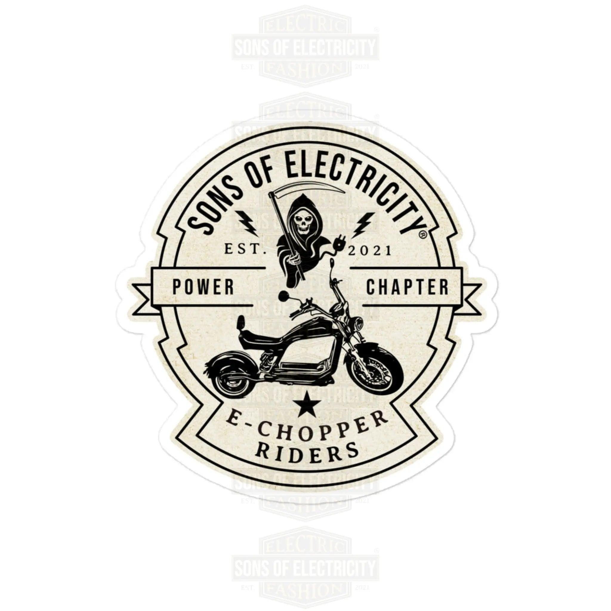 E-Chopper Aufkleber: SONS OF ELECTRICITY Riders (E-Chopper