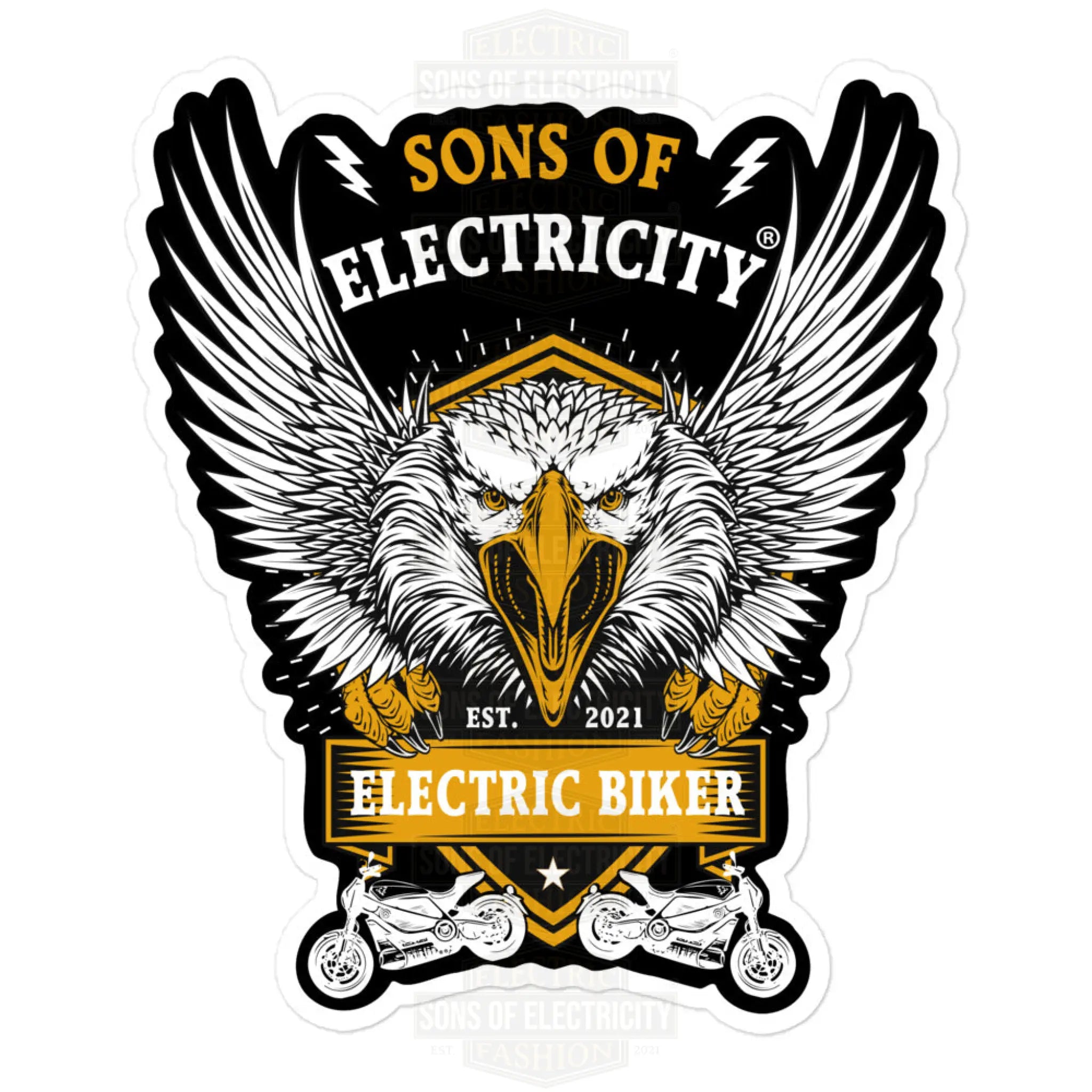 E-Motorrad Aufkleber: SONS OF ELECTRICITY Electric Rider - SONS OF  ELECTRICITY