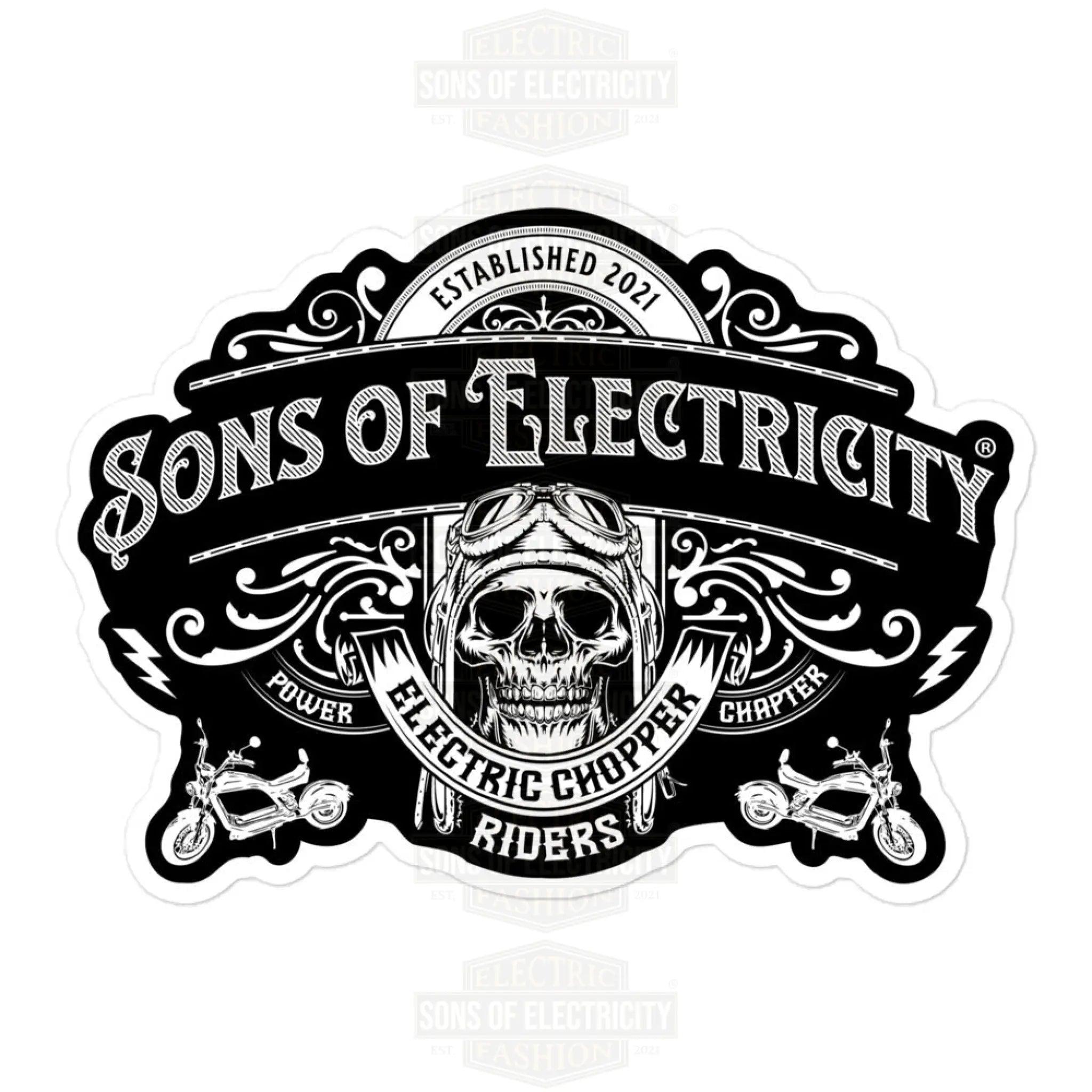 E-Chopper Aufkleber: SONS OF ELECTRICITY Electric Chopper