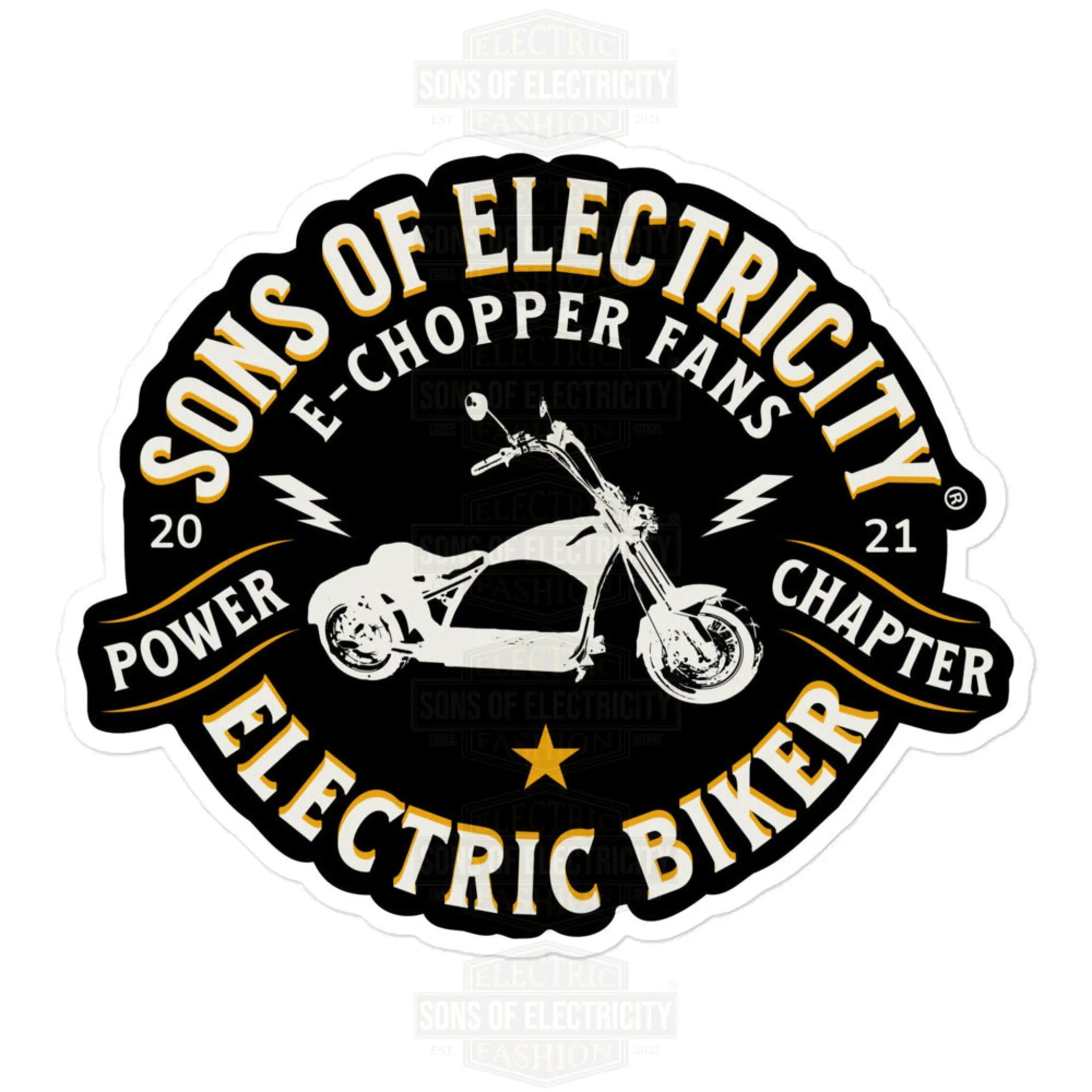 E-Chopper Aufkleber: SONS OF ELECTRICITY Fans (E-Chopper 1)