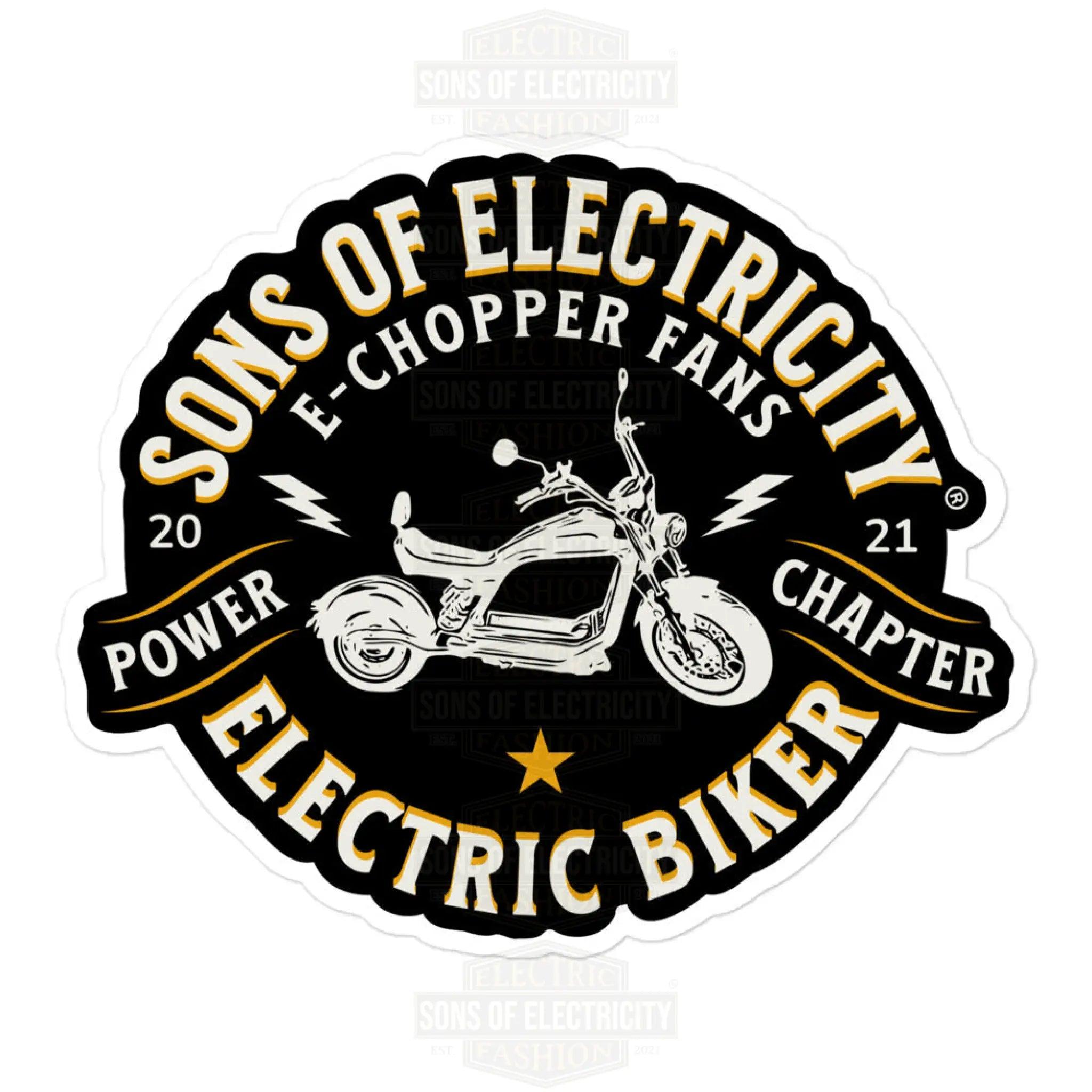 E-Chopper Aufkleber: SONS OF ELECTRICITY Fans (E-Chopper 2)