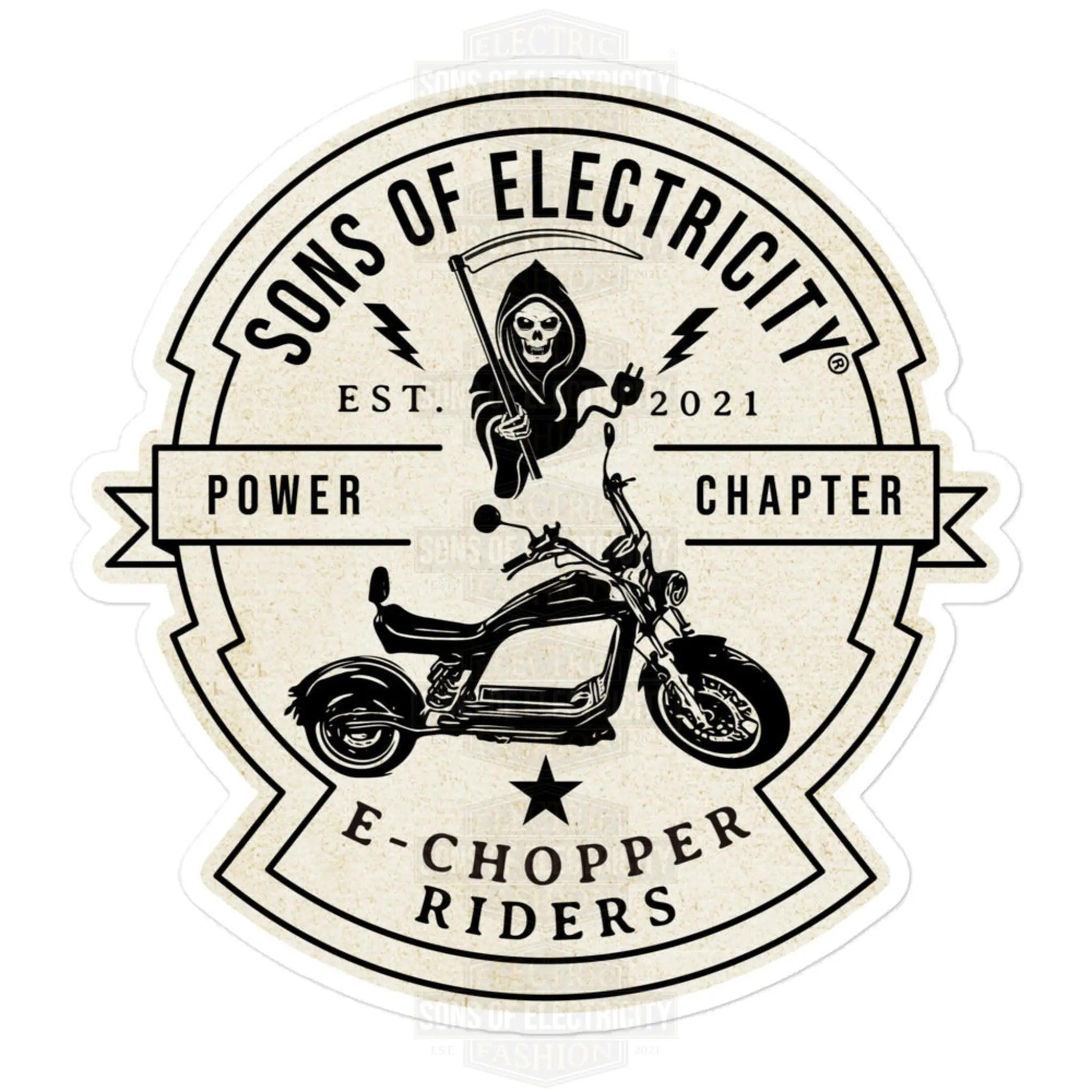 E-Chopper Aufkleber: SONS OF ELECTRICITY Riders (E-Chopper