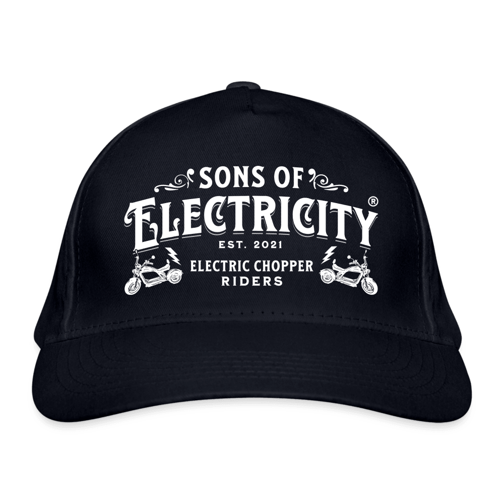 Premium E-Chopper Bio-Baseballkappe: SONS OF ELECTRICITY