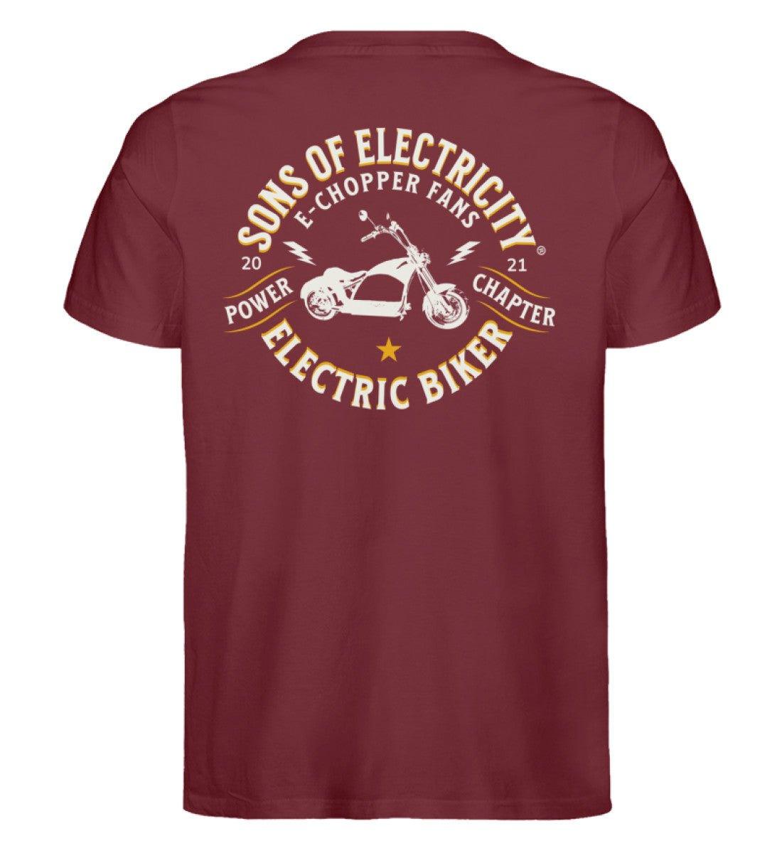 Bio Premium E-Chopper (1) T-Shirt: SONS OF ELECTRICITY Fans