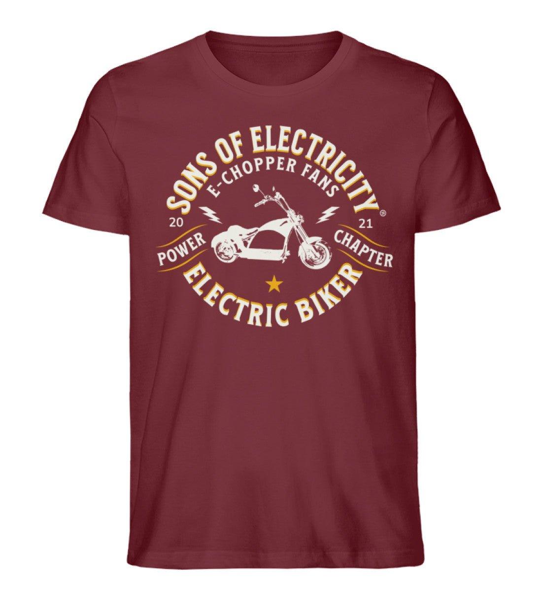 Bio Premium E-Chopper (1) T-Shirt: SONS OF ELECTRICITY Fans