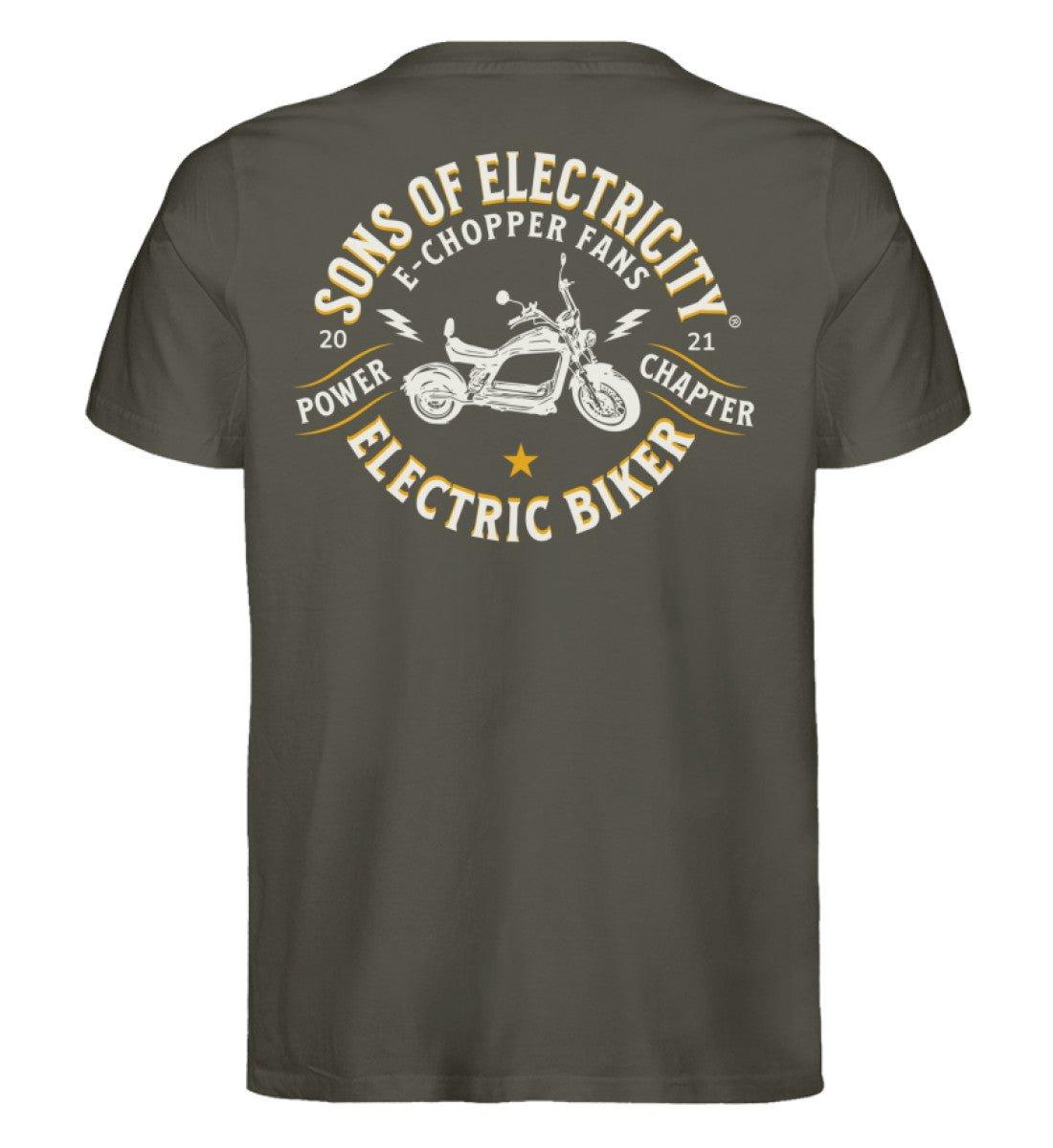 Bio Premium E-Chopper (2) T-Shirt: SONS OF ELECTRICITY Fans