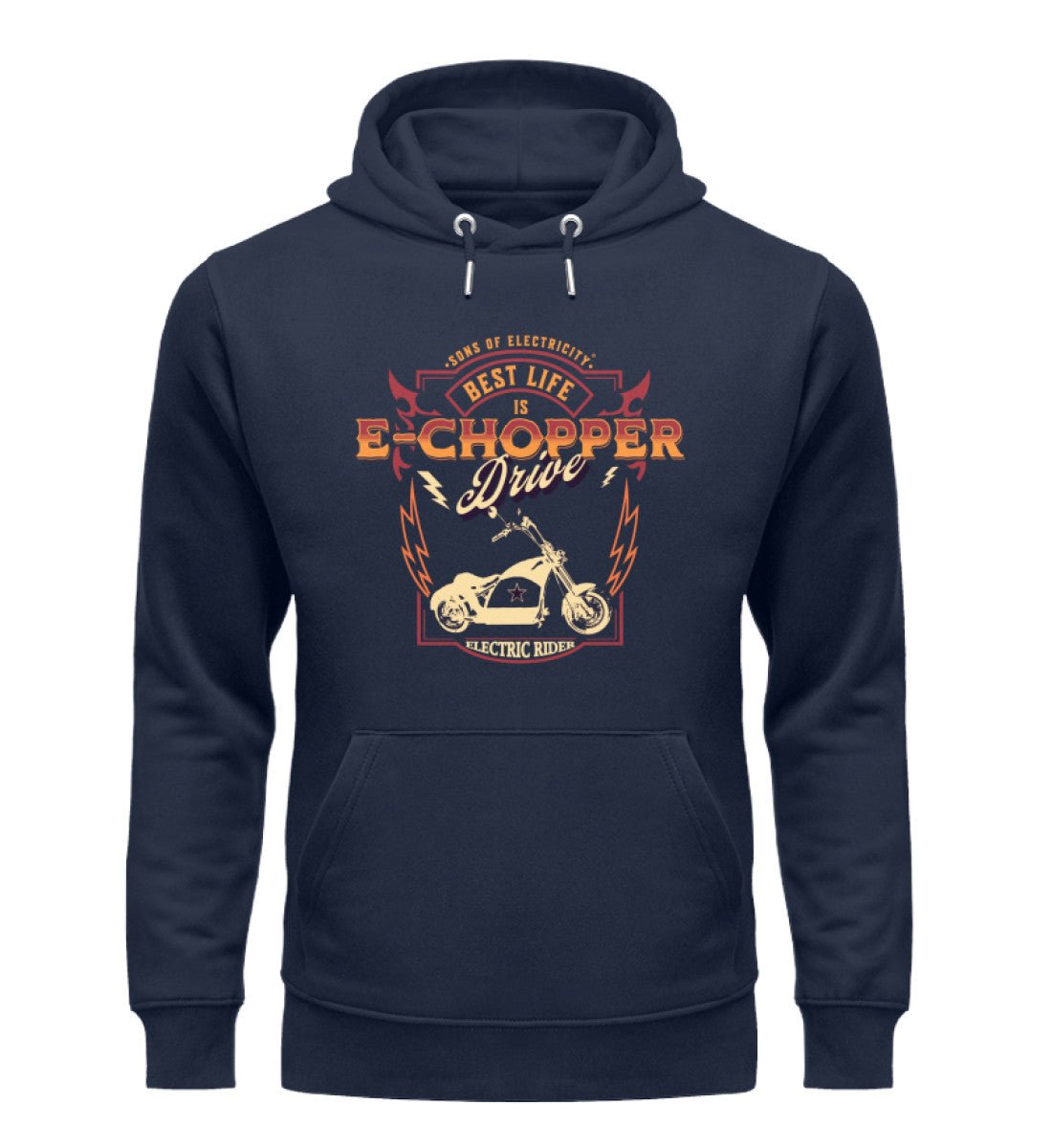 Bio Premium E-Chopper (1) Hoodie: Best Life is drive -