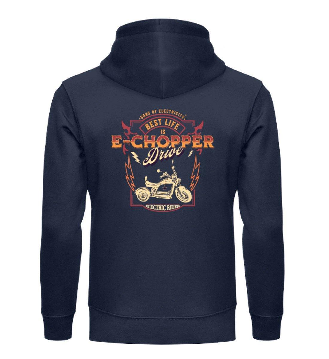 Bio Premium E-Chopper (2) Hoodie: Best Life is drive -