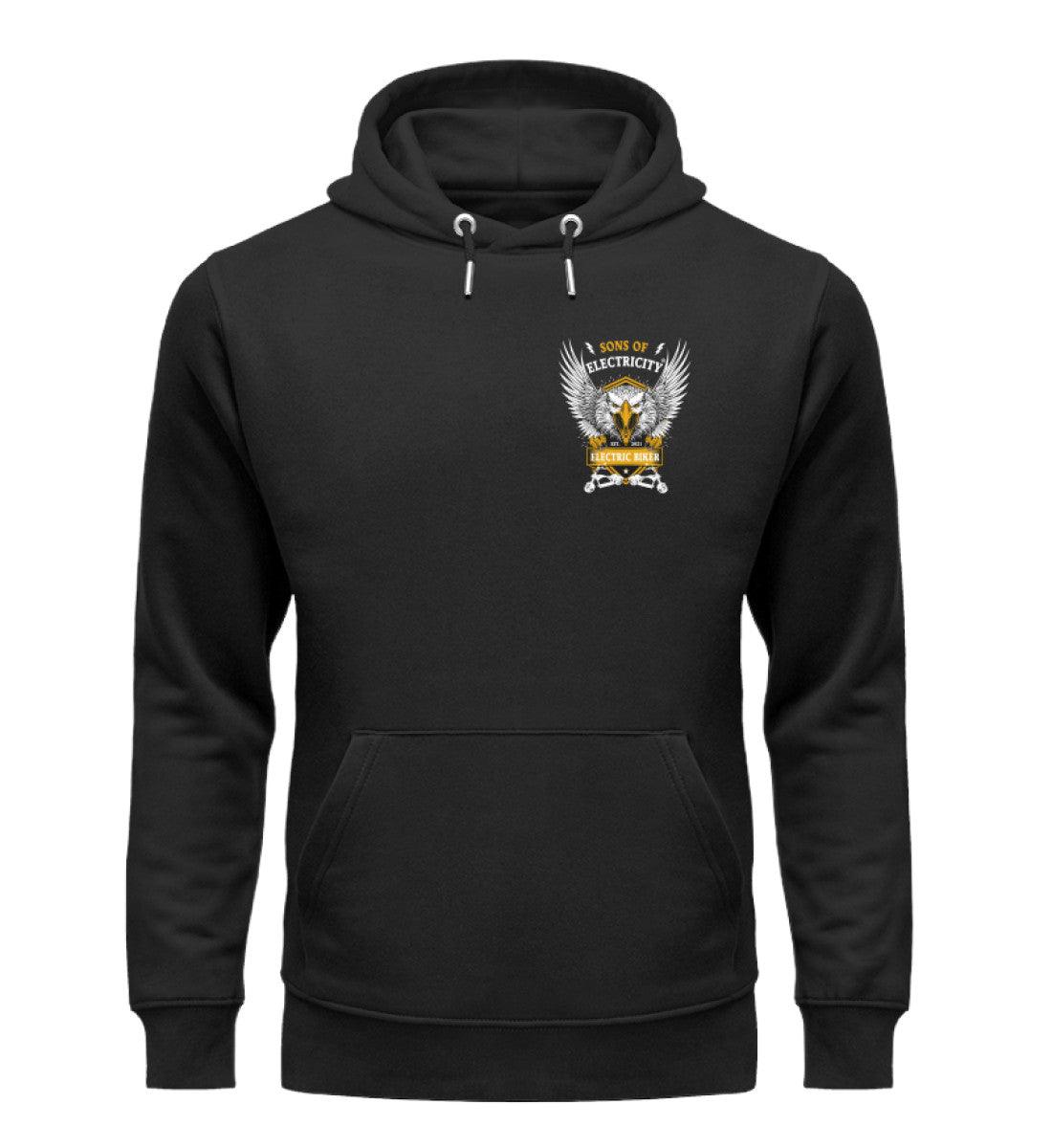 Bio Premium E-Chopper (1) Hoodie: Electric Biker mit Adler