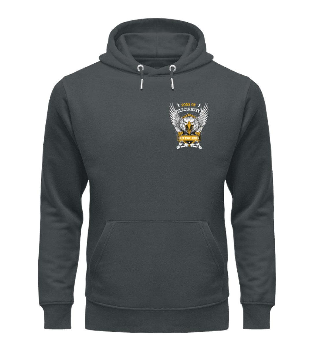Bio Premium E-Chopper (1) Hoodie: Electric Biker mit Adler
