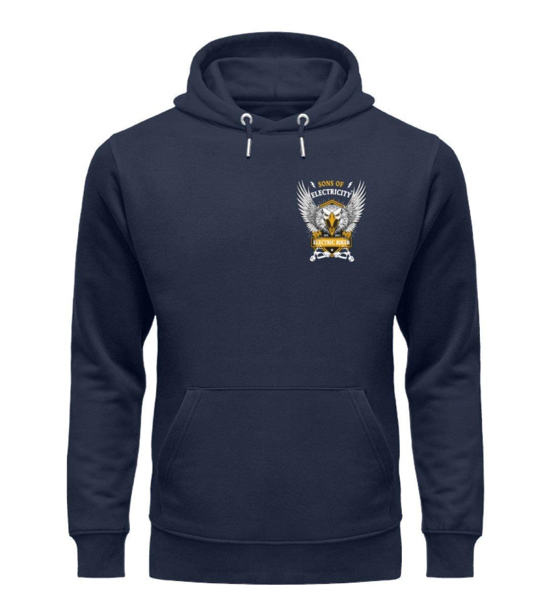 Bio Premium E-Chopper (1) Hoodie: Electric Biker mit Adler