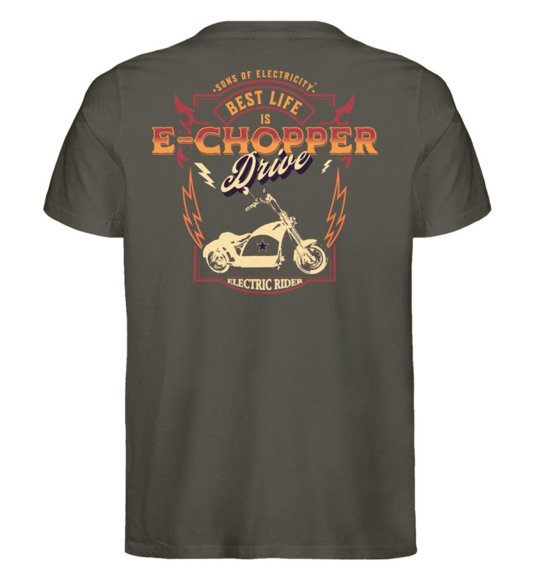 Bio Premium E-Chopper (1) T-Shirt: Best Life is drive -