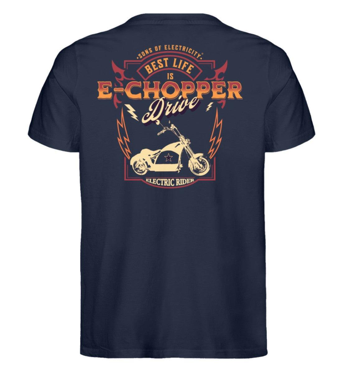 Bio Premium E-Chopper (1) T-Shirt: Best Life is drive -