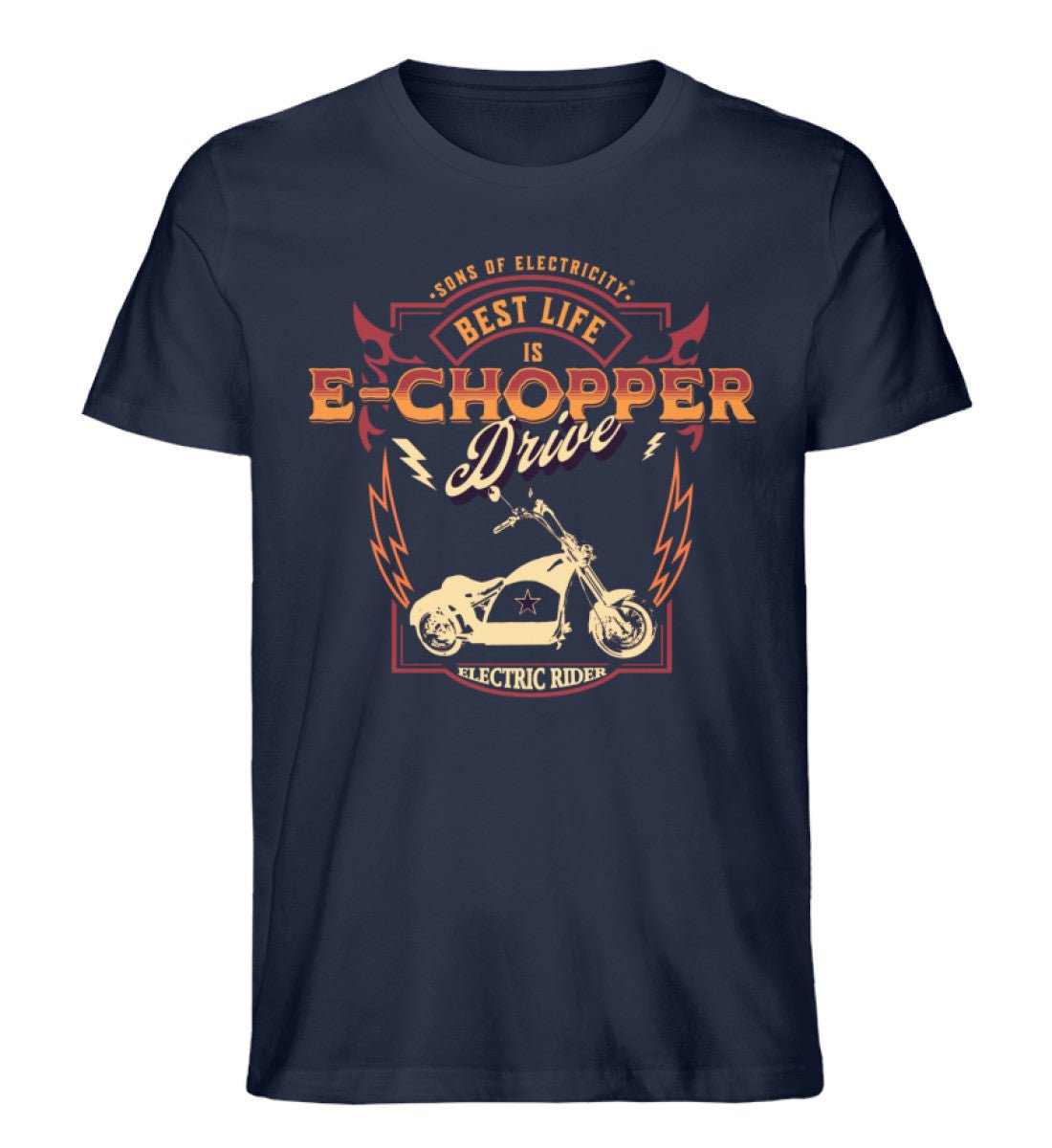 Bio Premium E-Chopper (1)T-Shirt: Best Life is drive -