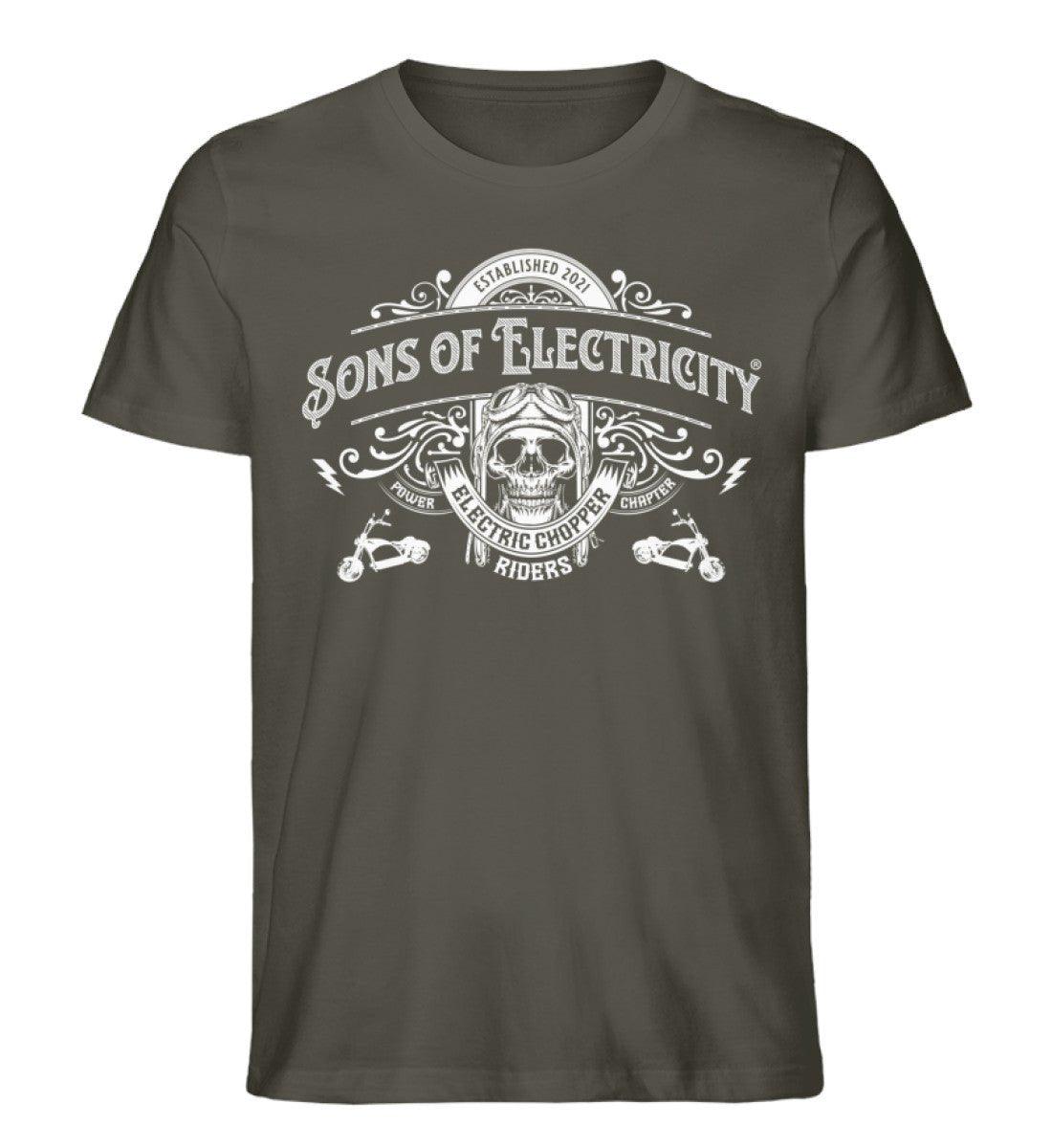 Bio Premium E-Chopper (1) T-Shirt: Electric Chopper Riders -