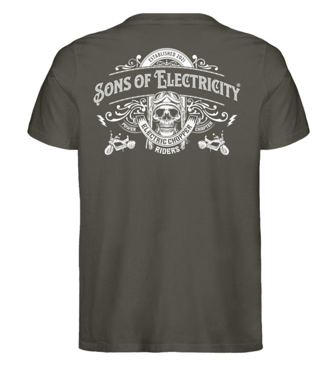 Bio Premium E-Chopper (2) T-Shirt: Electric Chopper Riders -
