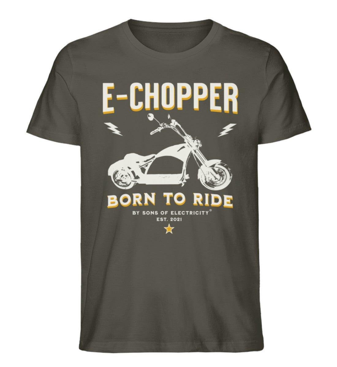 Bio Premium E-Chopper (1) T-Shirt: SONS OF ELECTRICITY Born