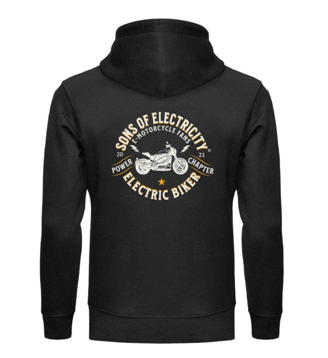 Bio Premium E-Motorrad Hoodie: SONS OF ELECTRICITY