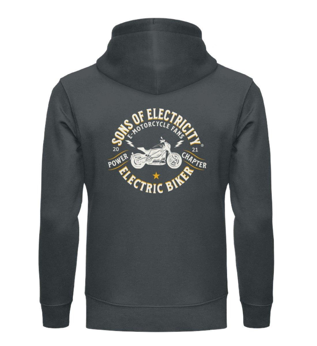 Bio Premium E-Motorrad Hoodie: SONS OF ELECTRICITY