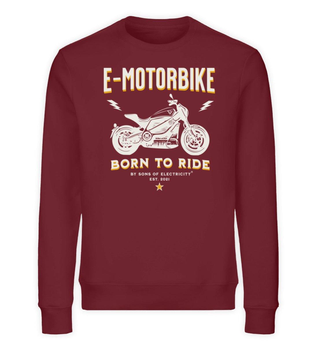 Bio Premium E-Motorrad Sweatshirt: SONS OF ELECTRICITY