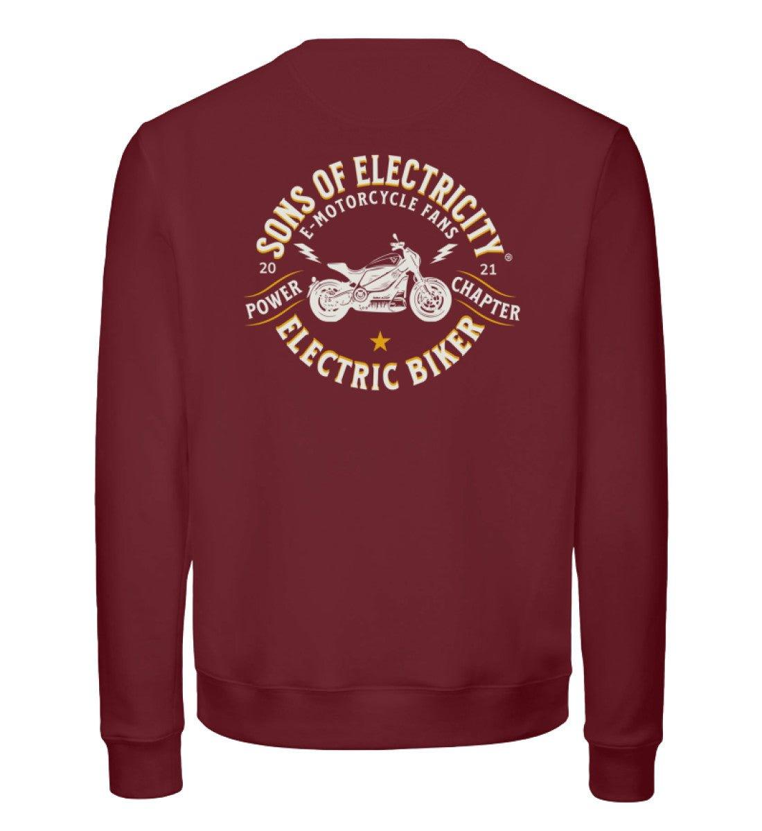 Bio Premium E-Motorrad Sweatshirt: SONS OF ELECTRICITY