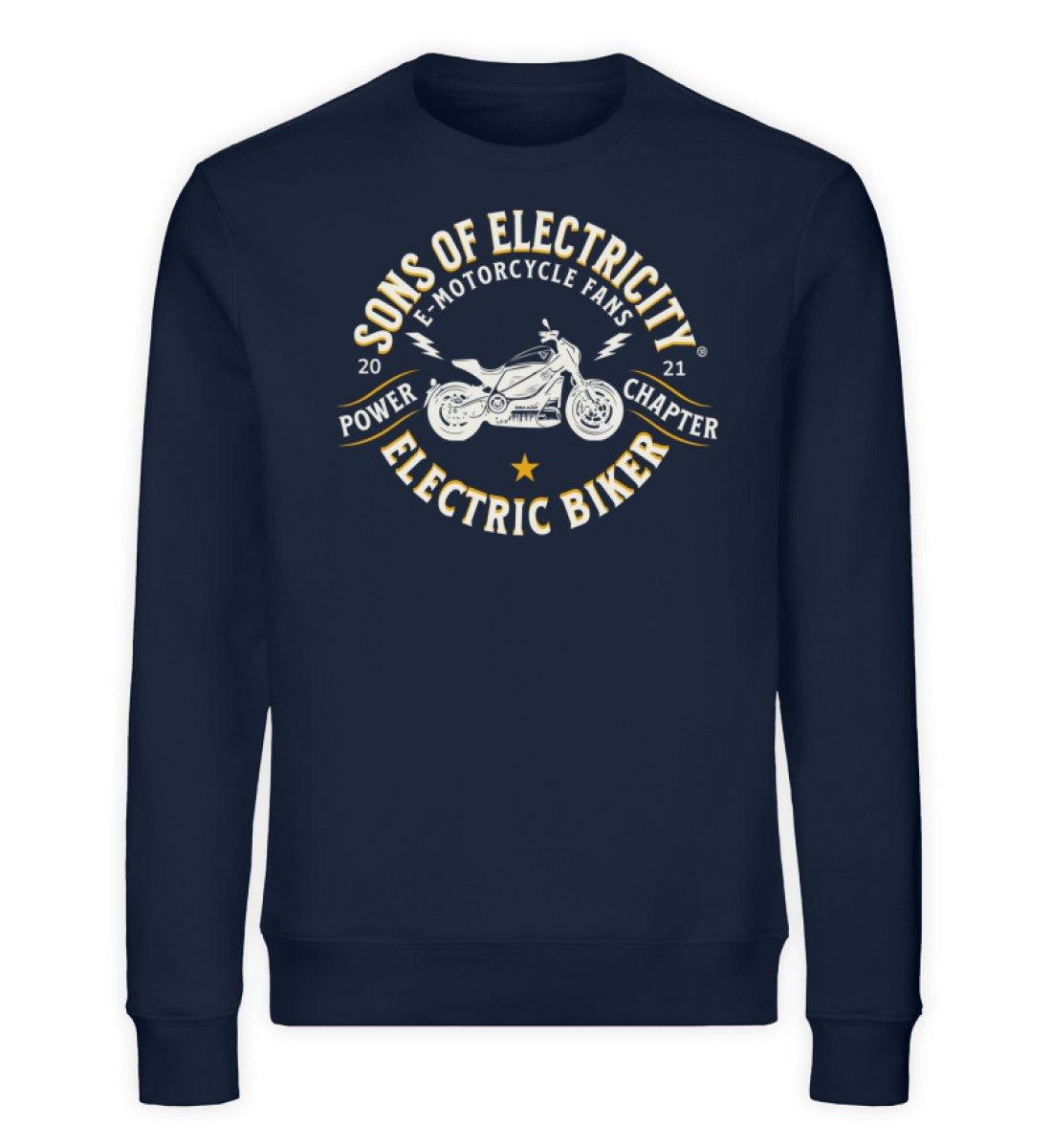 Bio Premium E-Motorrad Sweatshirt: SONS OF ELECTRICITY