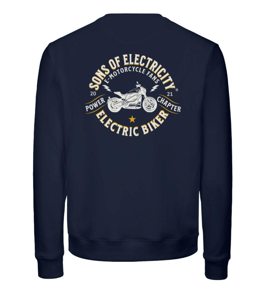 Bio Premium E-Motorrad Sweatshirt: SONS OF ELECTRICITY