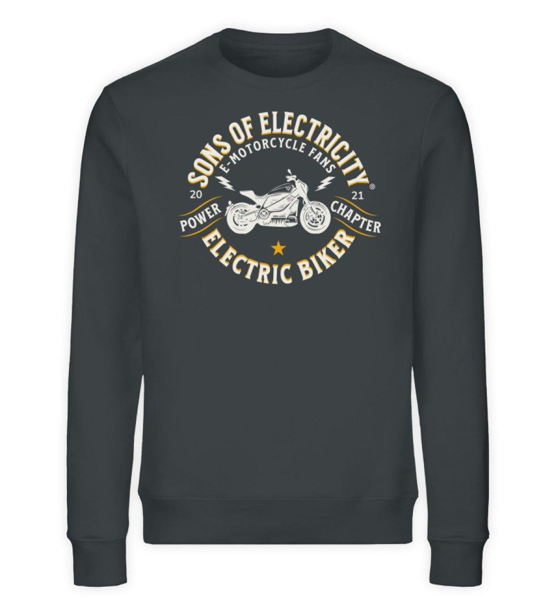 Bio Premium E-Motorrad Sweatshirt: SONS OF ELECTRICITY