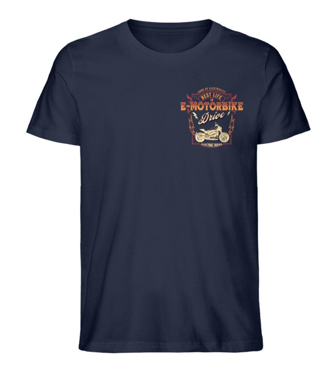 Bio Premium E-Motorrad T-Shirt: Best Life is E-Motorbike