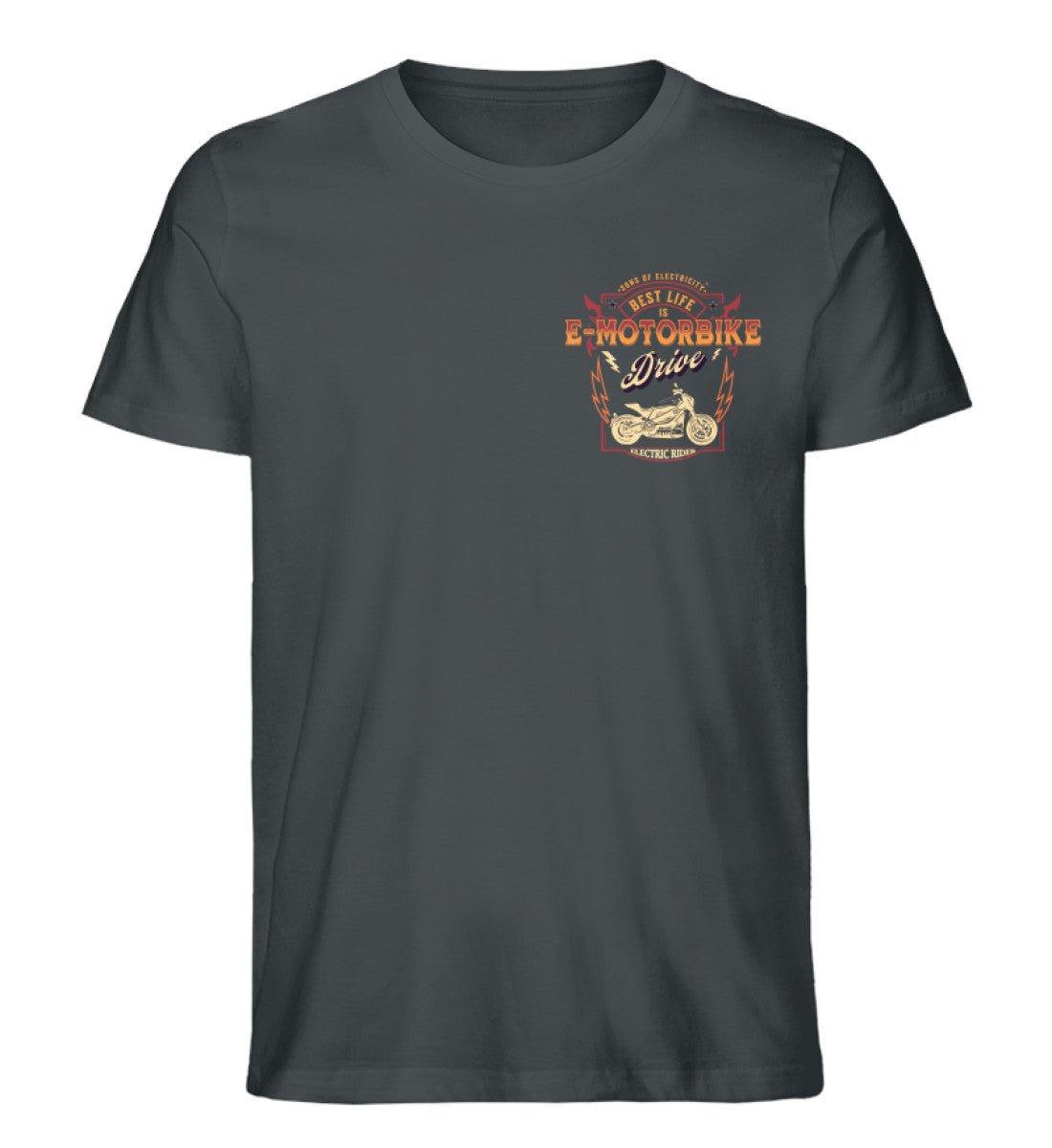 Bio Premium E-Motorrad T-Shirt: Best Life is E-Motorbike