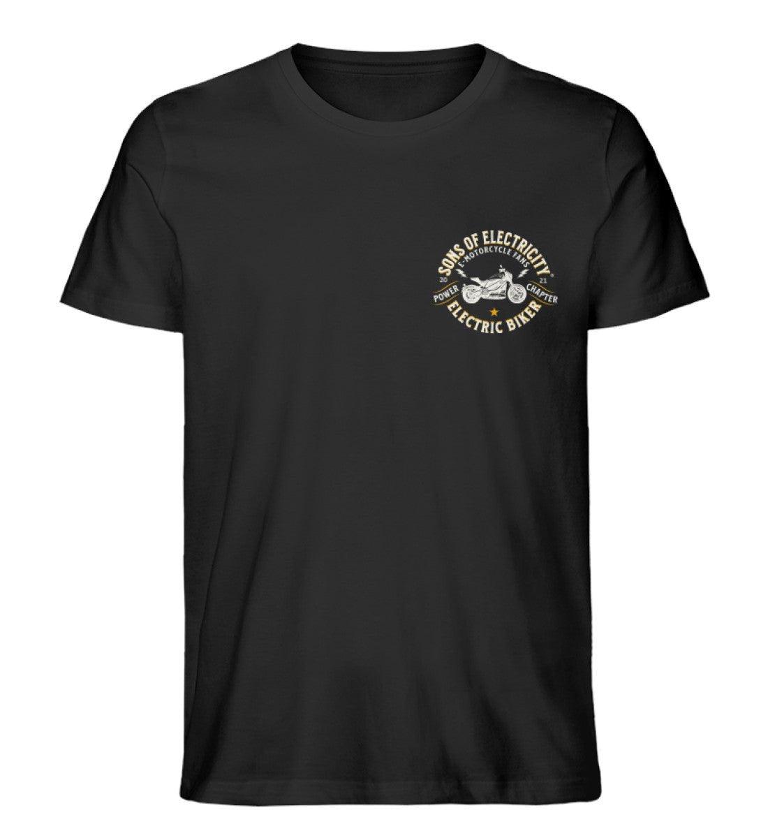 Bio Premium E-Motorrad T-Shirt: SONS OF ELECTRICITY Fans -