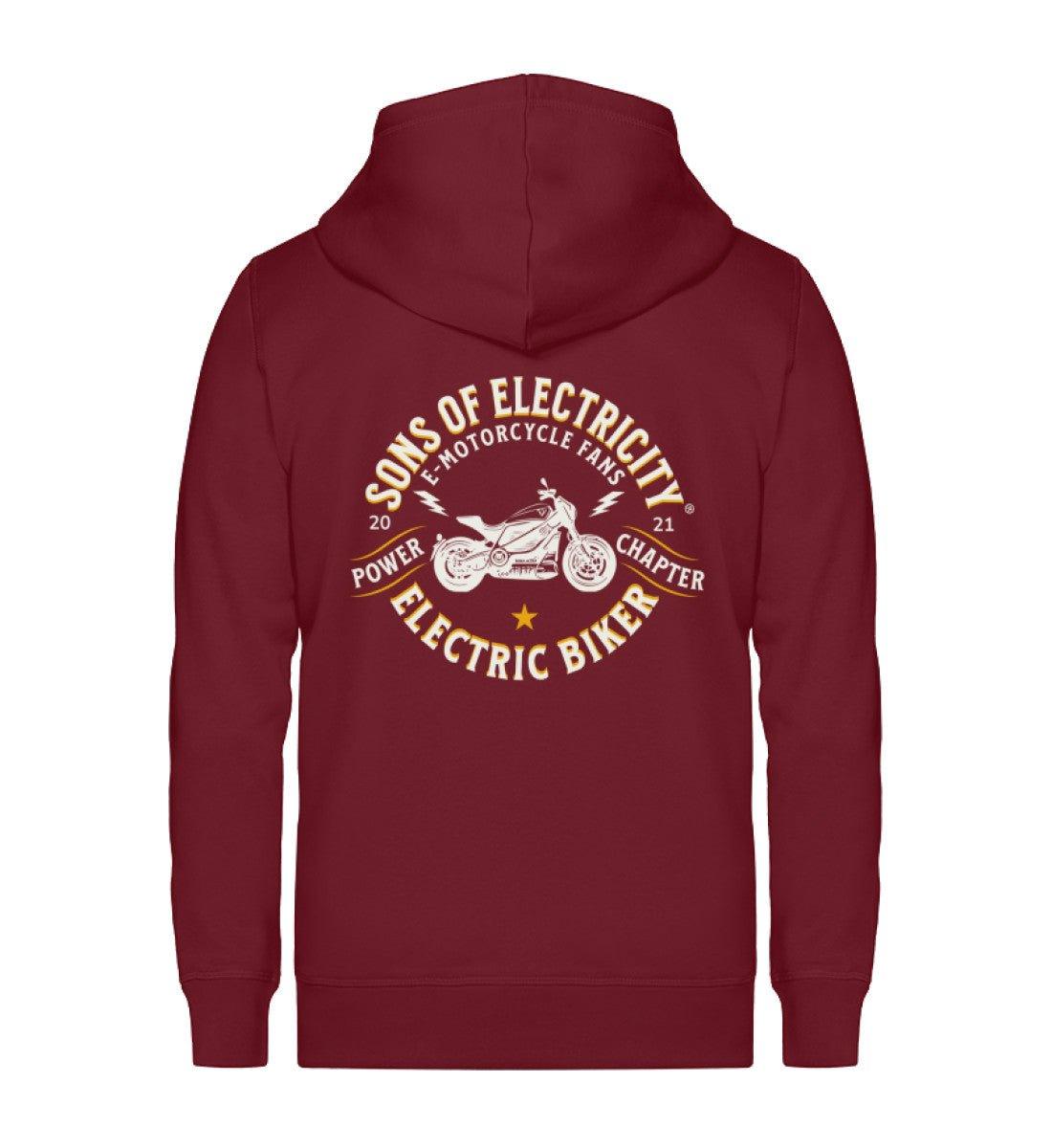 Bio Premium E-Motorrad Zipper Jacke: SONS OF ELECTRICITY