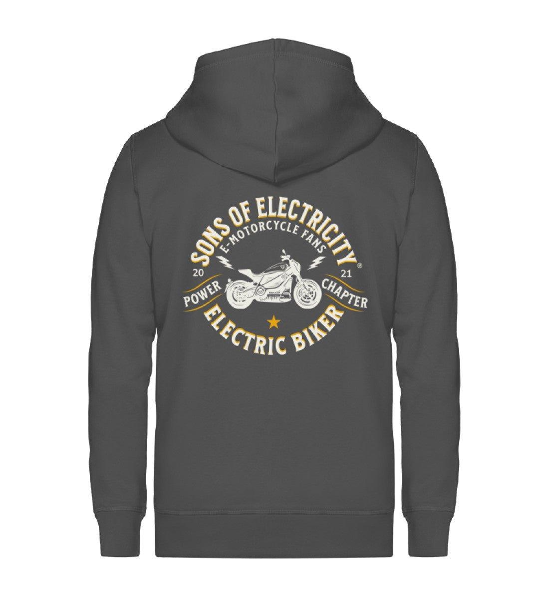 Bio Premium E-Motorrad Zipper Jacke: SONS OF ELECTRICITY