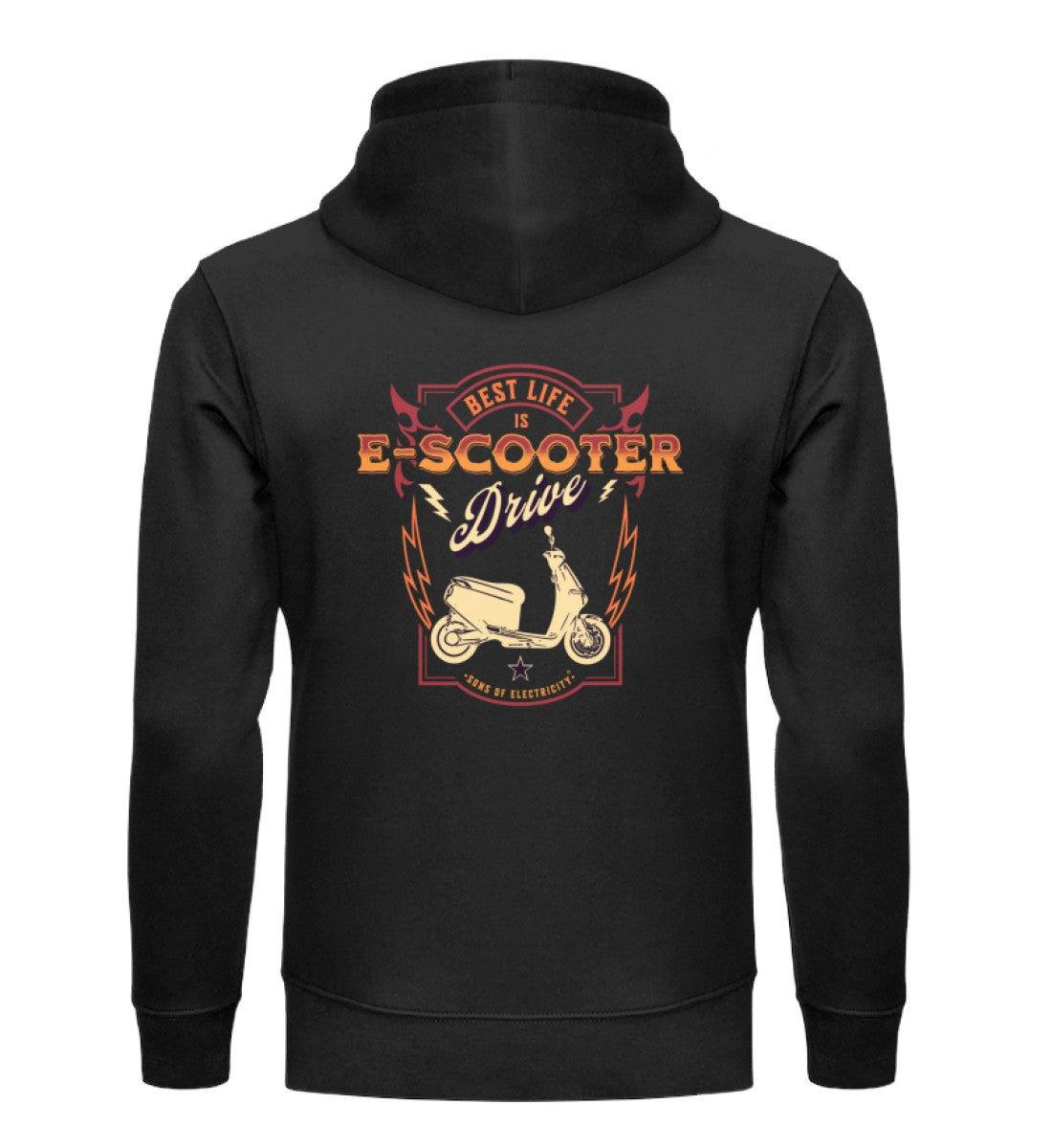 Bio Premium E-Motorroller Hoodie: Best Life is E-Scooter
