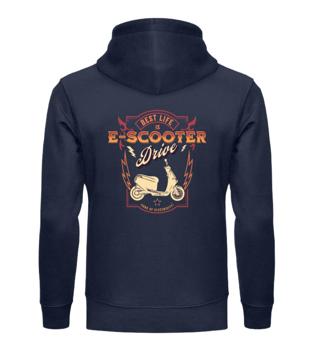 Bio Premium E-Motorroller Hoodie: Best Life is E-Scooter