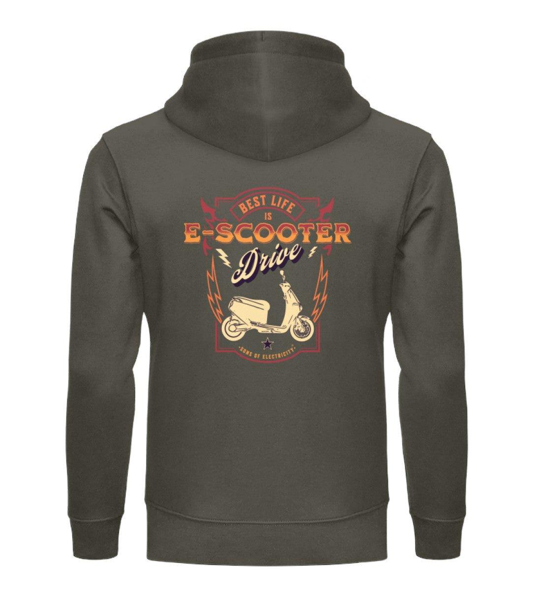 Bio Premium E-Motorroller Hoodie: Best Life is E-Scooter
