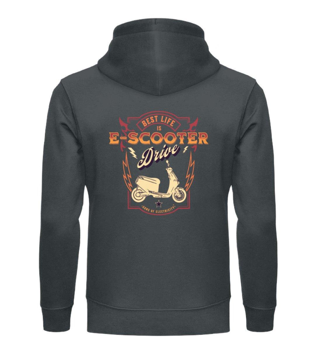 Bio Premium E-Motorroller Hoodie: Best Life is E-Scooter